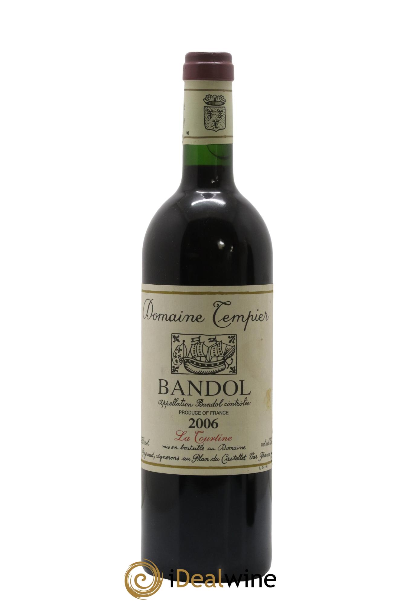 Bandol Domaine Tempier La Tourtine Famille Peyraud 2006 - Lot de 1 bouteille - 0