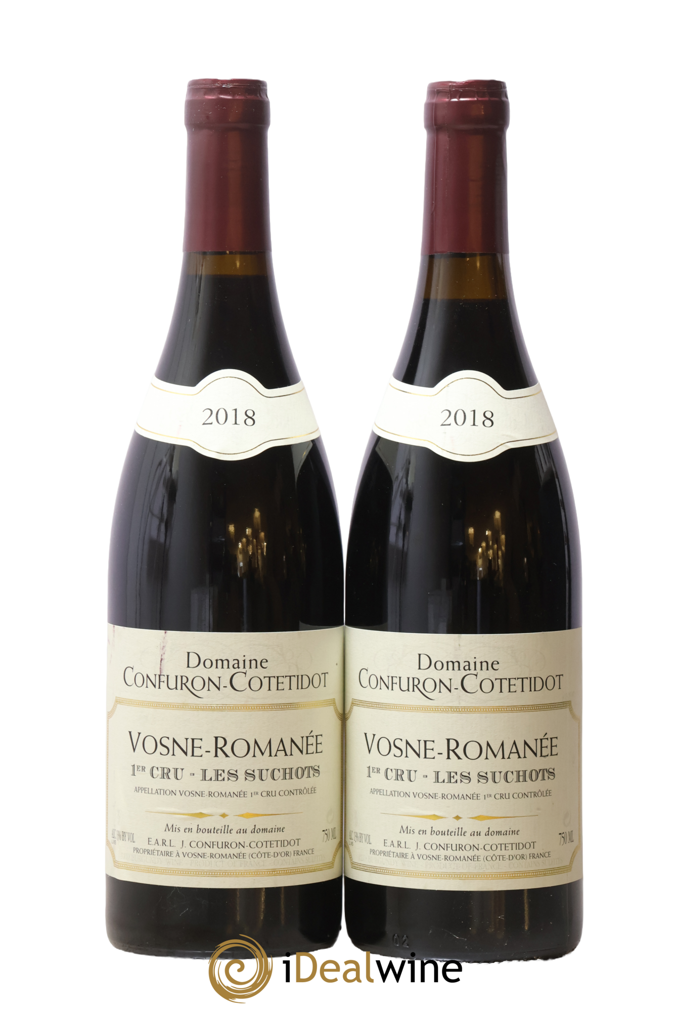 Vosne-Romanée 1er Cru Les Suchots Confuron-Cotetidot 2018 - Lot of 2 bottles - 0