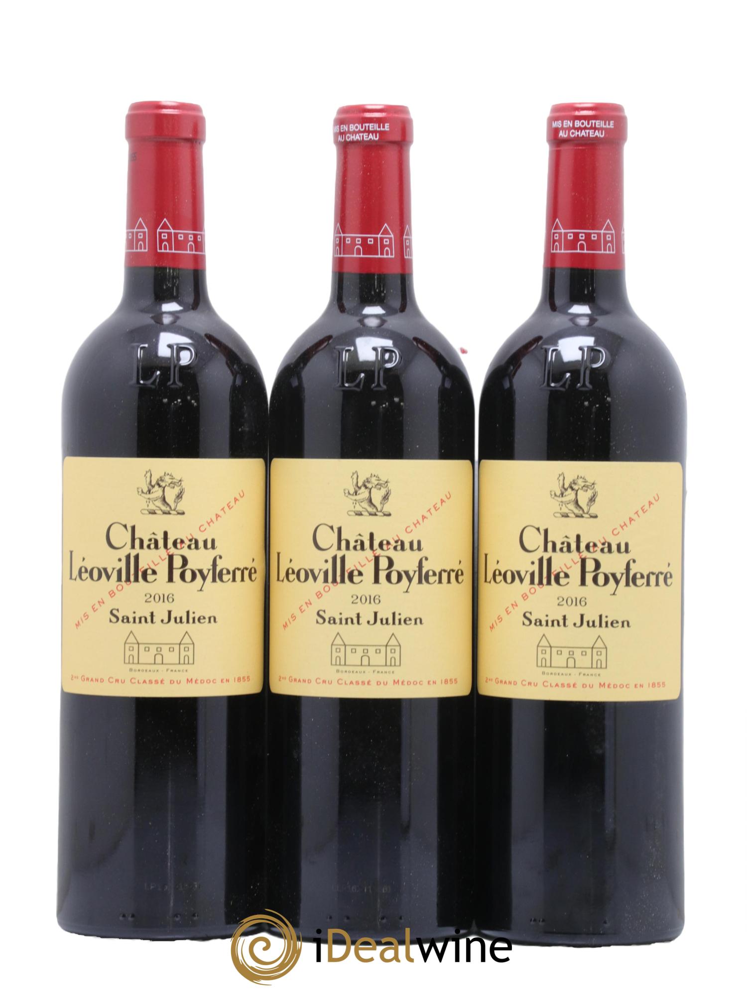 Château Léoville Poyferré 2ème Grand Cru Classé 2016 - Lot de 6 bouteilles - 1