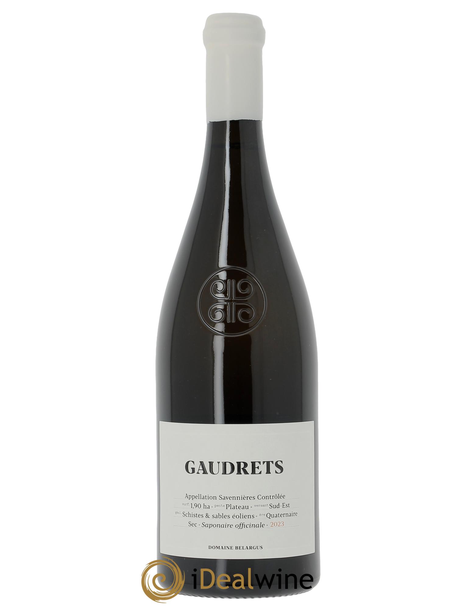 Savennières Gaudrets Belargus 2023 - Lot de 1 bouteille - 0