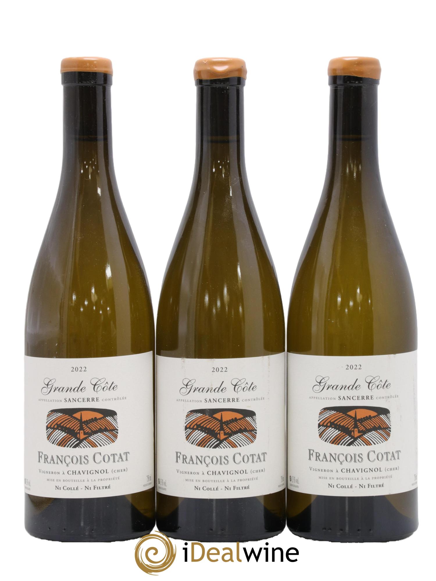 Sancerre La Grande Côte François Cotat 2022 - Lot de 3 bouteilles - 0