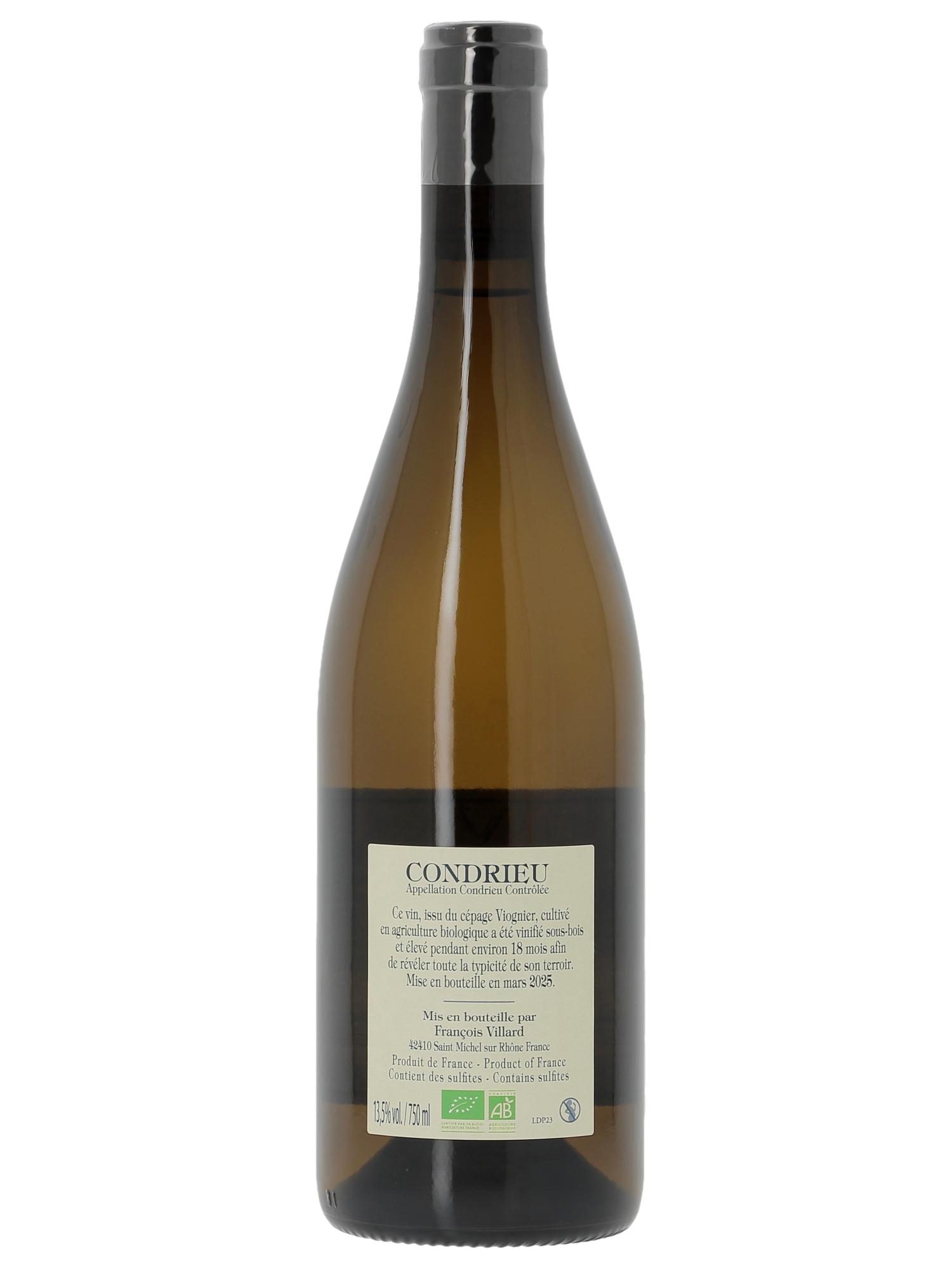 Condrieu Deponcins François Villard  2023 - Lot de 1 bouteille - 1