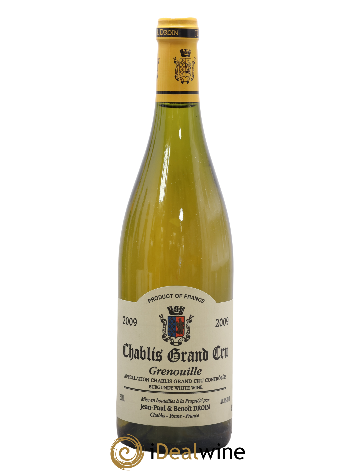Chablis Grand Cru Grenouilles Jean-Paul & Benoît Droin (Domaine) 2009 - Lot de 1 bouteille - 0