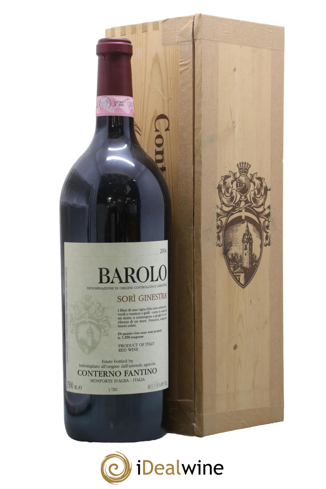 Barolo DOCG Sori Ginestra Conterno Fantino 2004 - Posten von 1 Magnum - 0