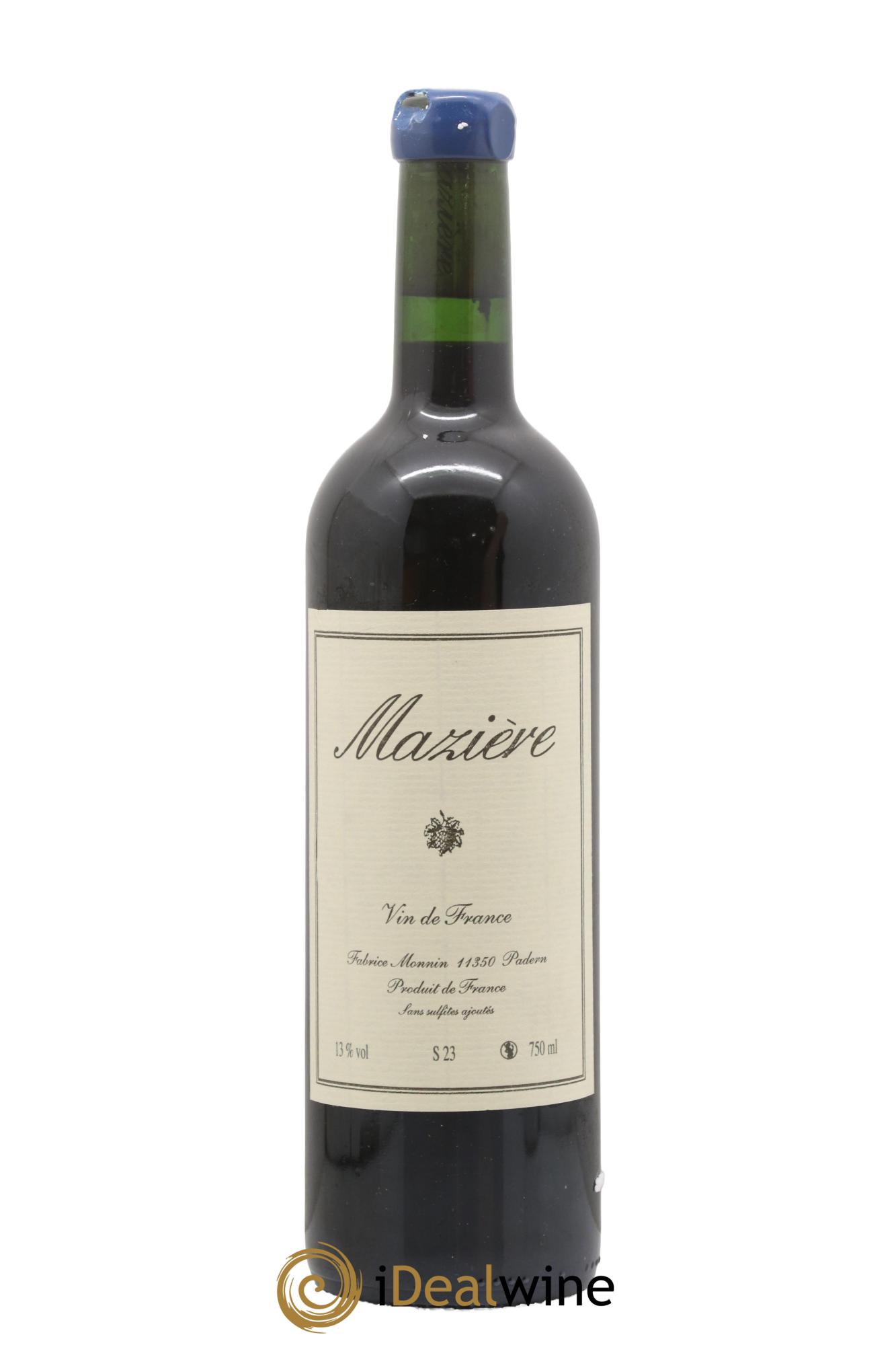 Vin de France Mazière Syrah Fabrice Monnin 2023 - Posten von 1 Flasche - 0