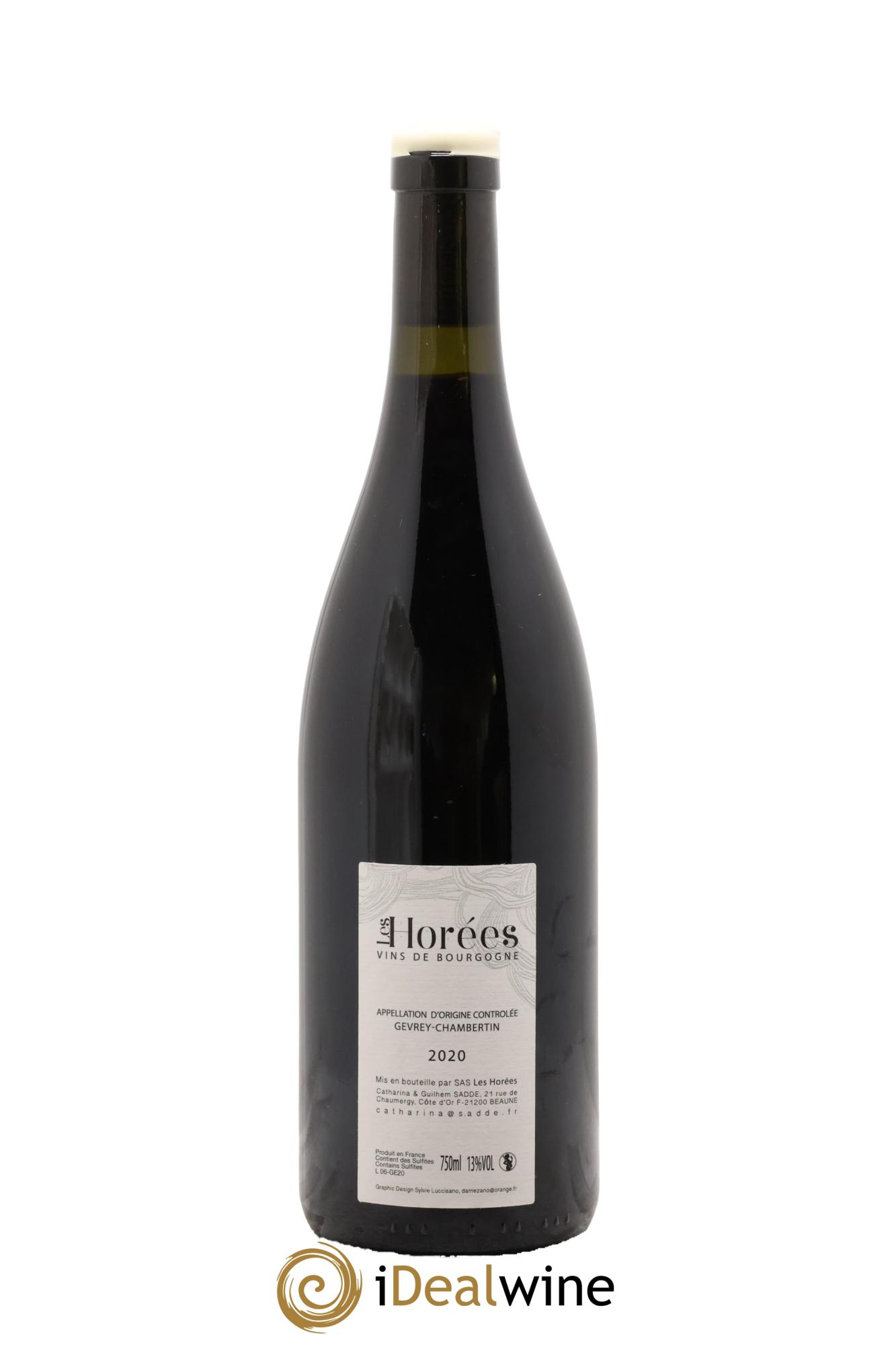 Gevrey-Chambertin En Reniard Les Horées 2020 - Lotto di 1 bottiglia - 1