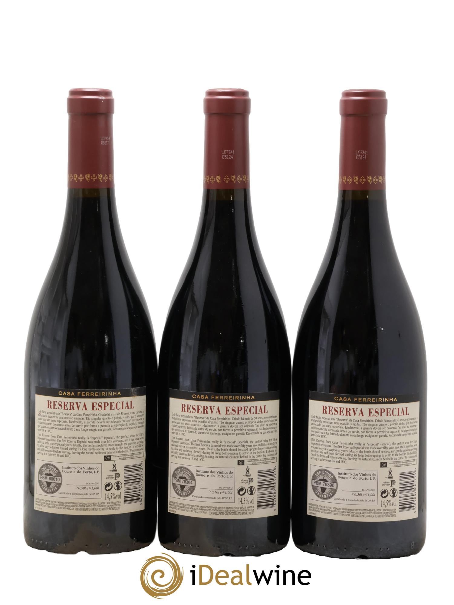 Douro Reserva Especial Casa Ferreirinha 2009 - Lot of 3 bottles - 1