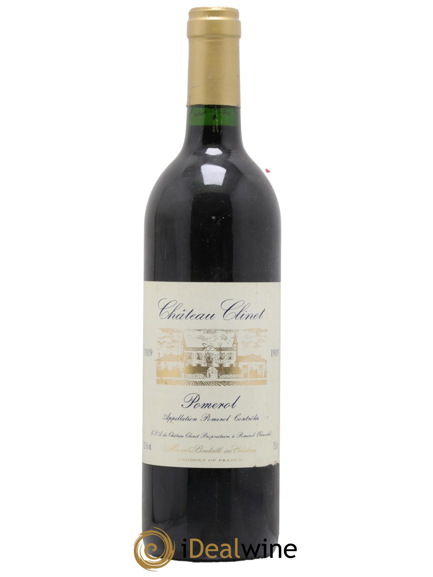 Château Clinet 1989 - Posten von 1 Flasche - 0