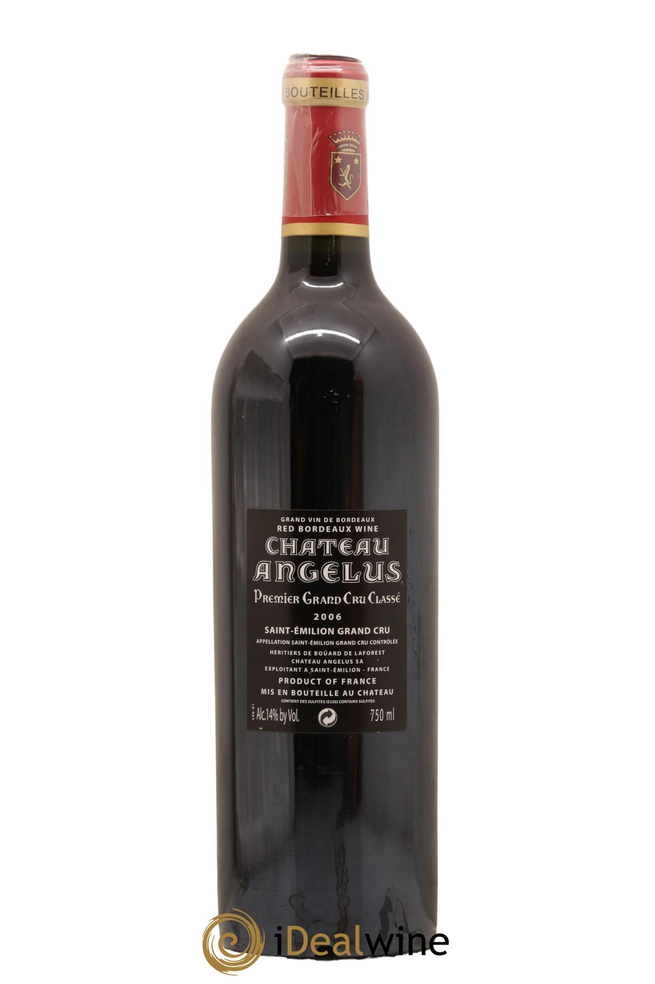 Château Angélus 1er Grand Cru Classé A 2006 - Lot of 1 bottle - 1