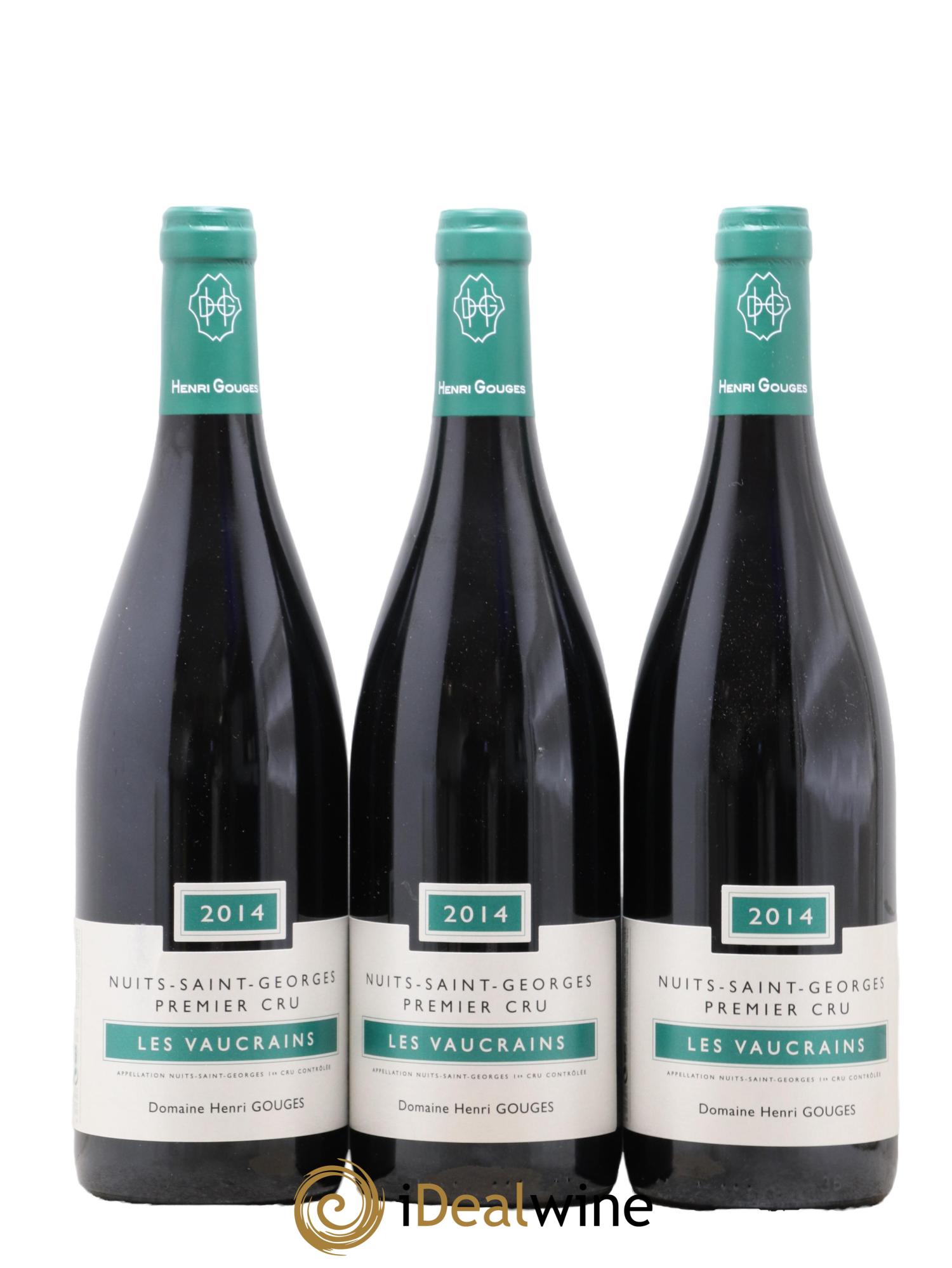 Nuits-Saint-Georges 1er Cru Les Vaucrains Henri Gouges 2014 - Lot de 3 bouteilles - 0