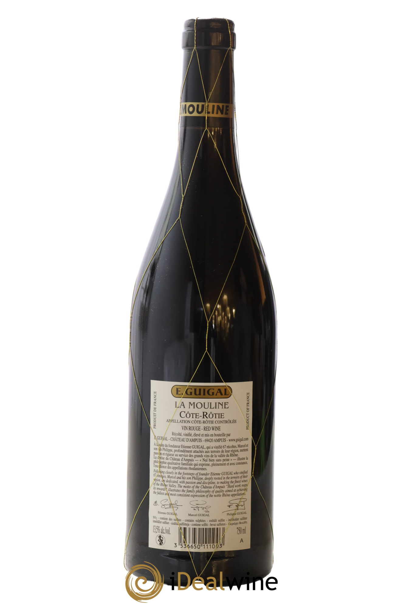 Côte-Rôtie La Mouline Guigal 2016 - Lot of 1 bottle - 1