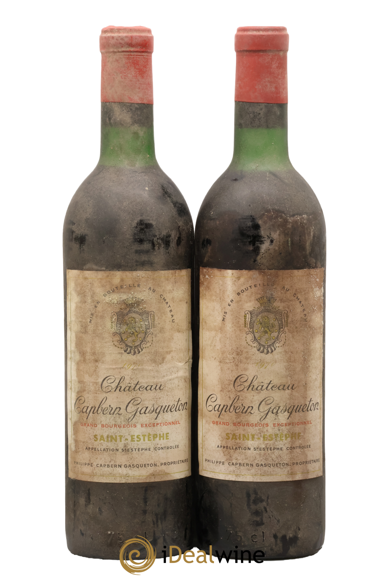 Château Capbern Gasqueton 1970 - Lot of 2 bottles - 0