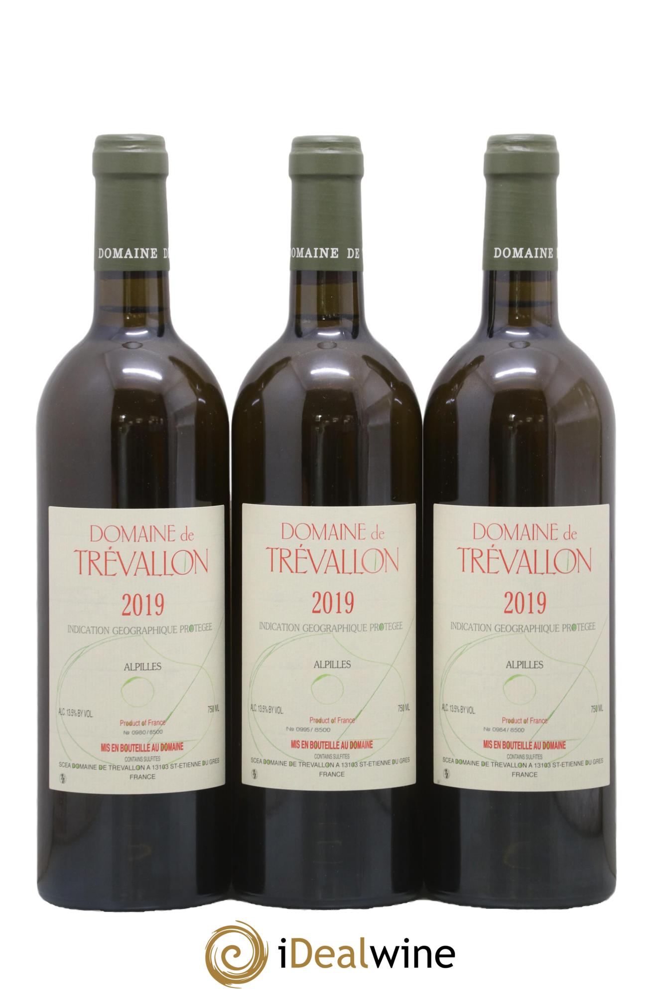 IGP Alpilles Trévallon (Domaine de) Eloi Dürrbach 2019 - Lot of 3 bottles - 0