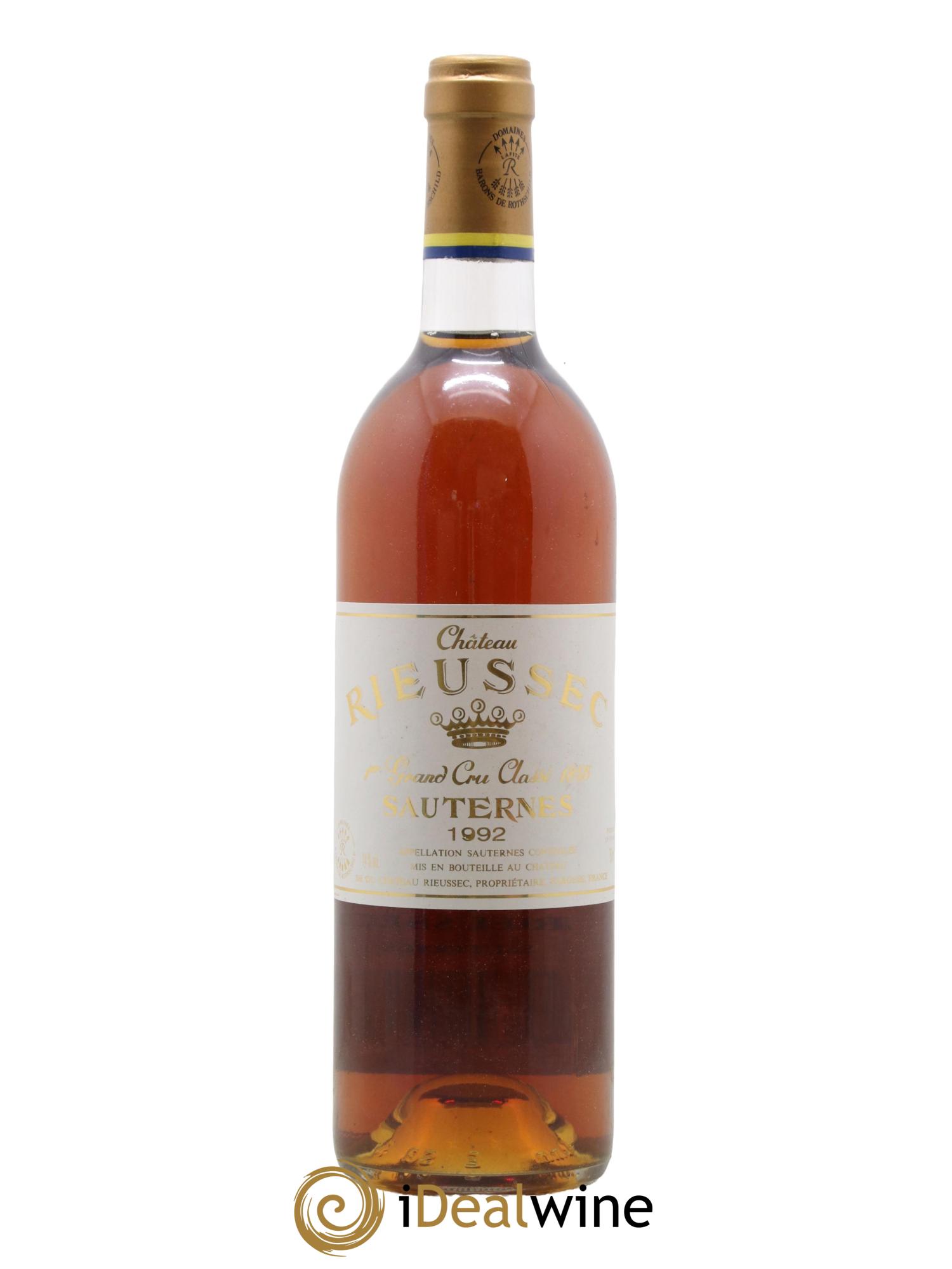 Château Rieussec 1er Grand Cru Classé 1992 - Posten von 1 Flasche - 0
