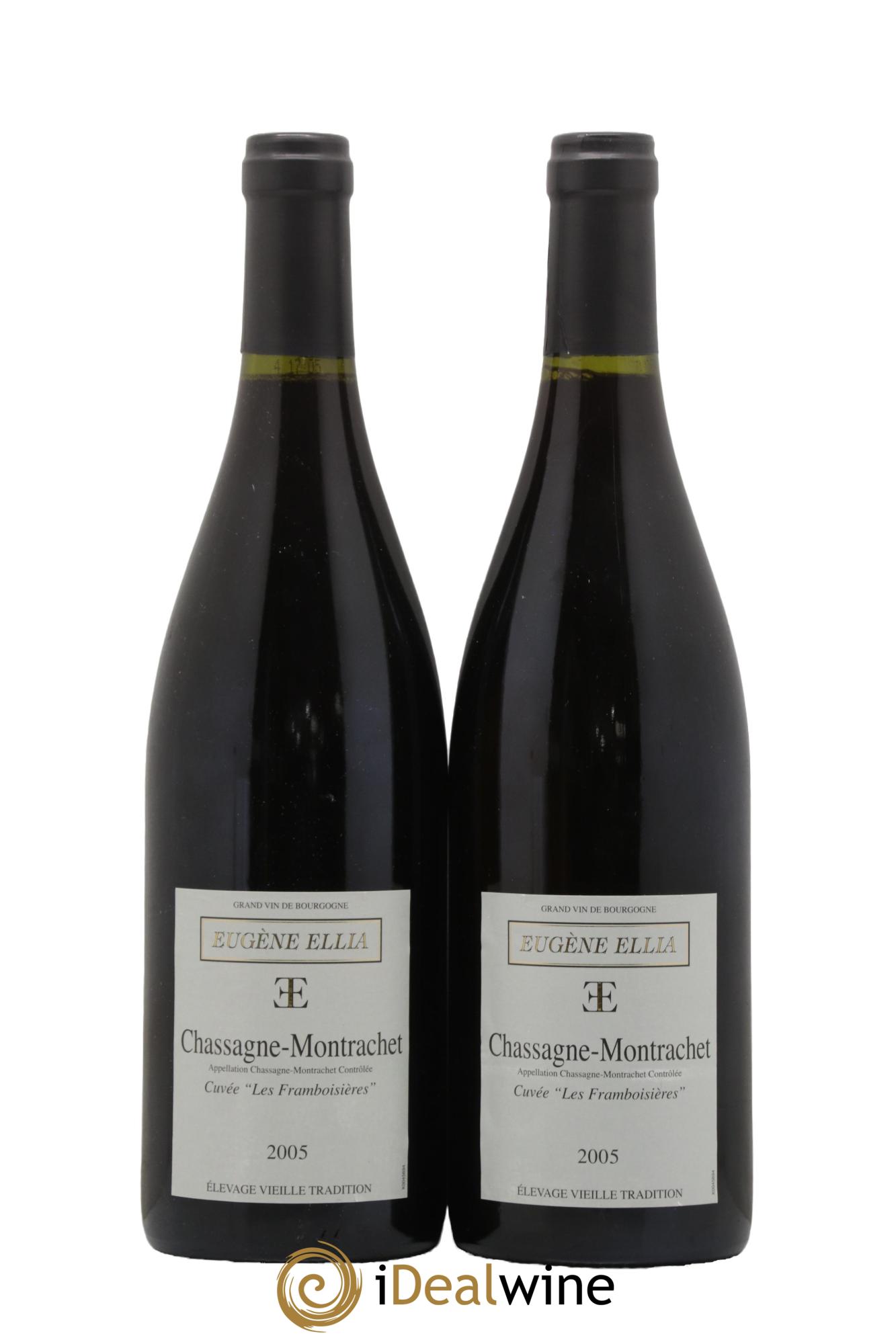 Chassagne-Montrachet Les Framboisières Eugène Ellia 2005 - Lot de 2 bouteilles - 0
