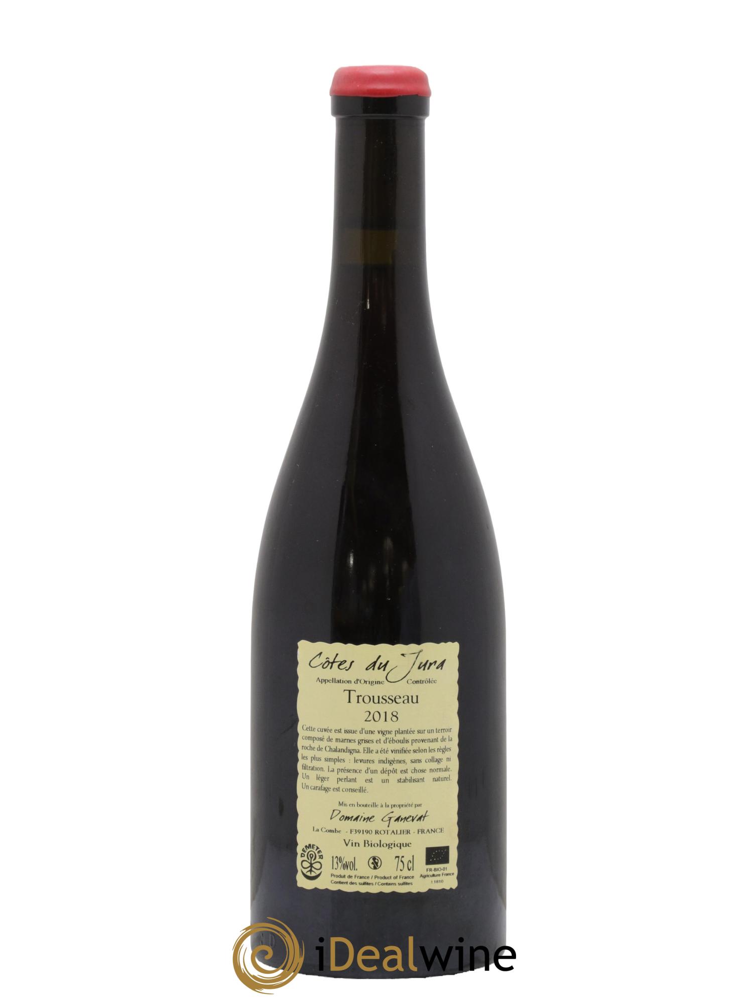 Côtes du Jura Plein Sud Jean-François Ganevat (Domaine) 2018 - Lotto di 1 bottiglia - 1