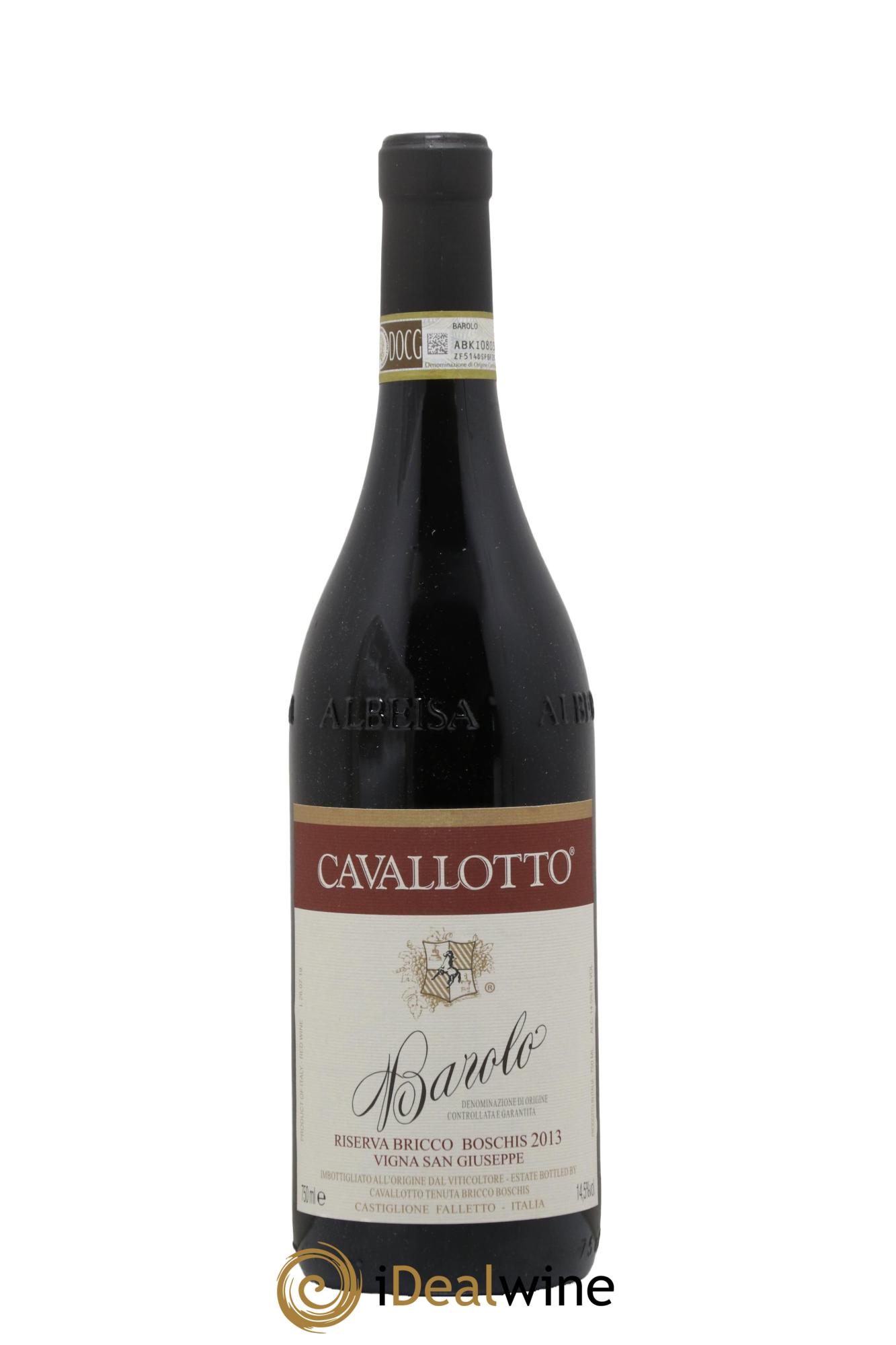 Barolo DOCG Riserva Bricco Boschis Vigna San Giuseppe Cavallotto 2013 - Lotto di 1 bottiglia - 0