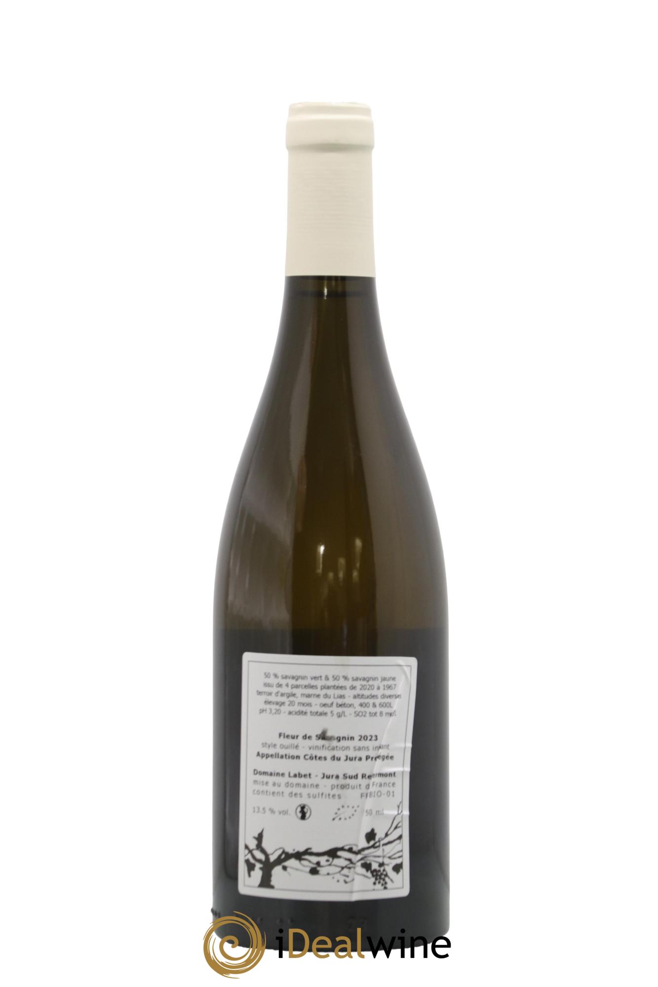 Côtes du Jura Fleur de Savagnin Romain - Julien  - Charline Labet 2023 - Lotto di 1 bottiglia - 1