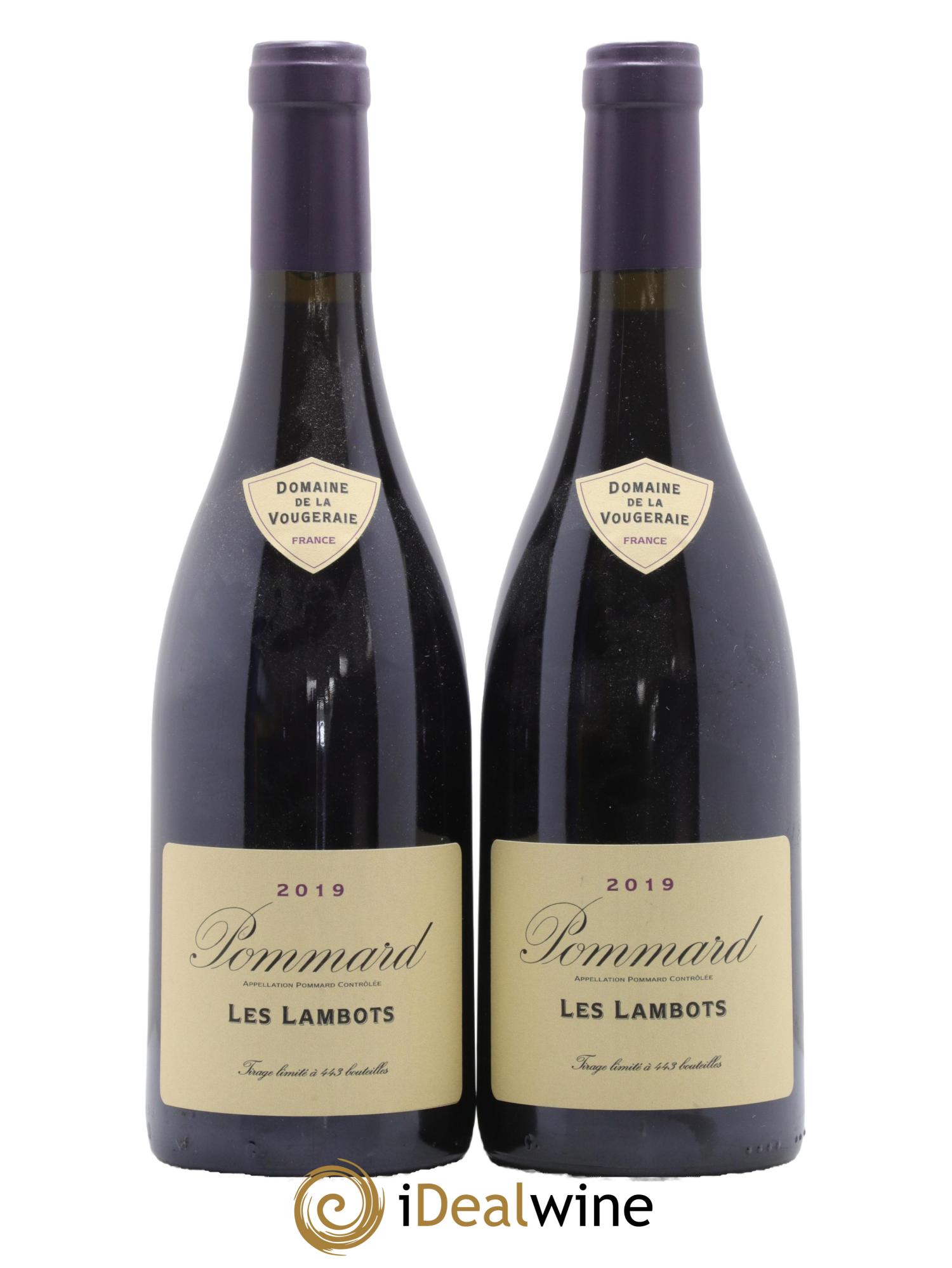 Pommard Les Lambots La Vougeraie 2019 - Lot de 2 bouteilles - 0