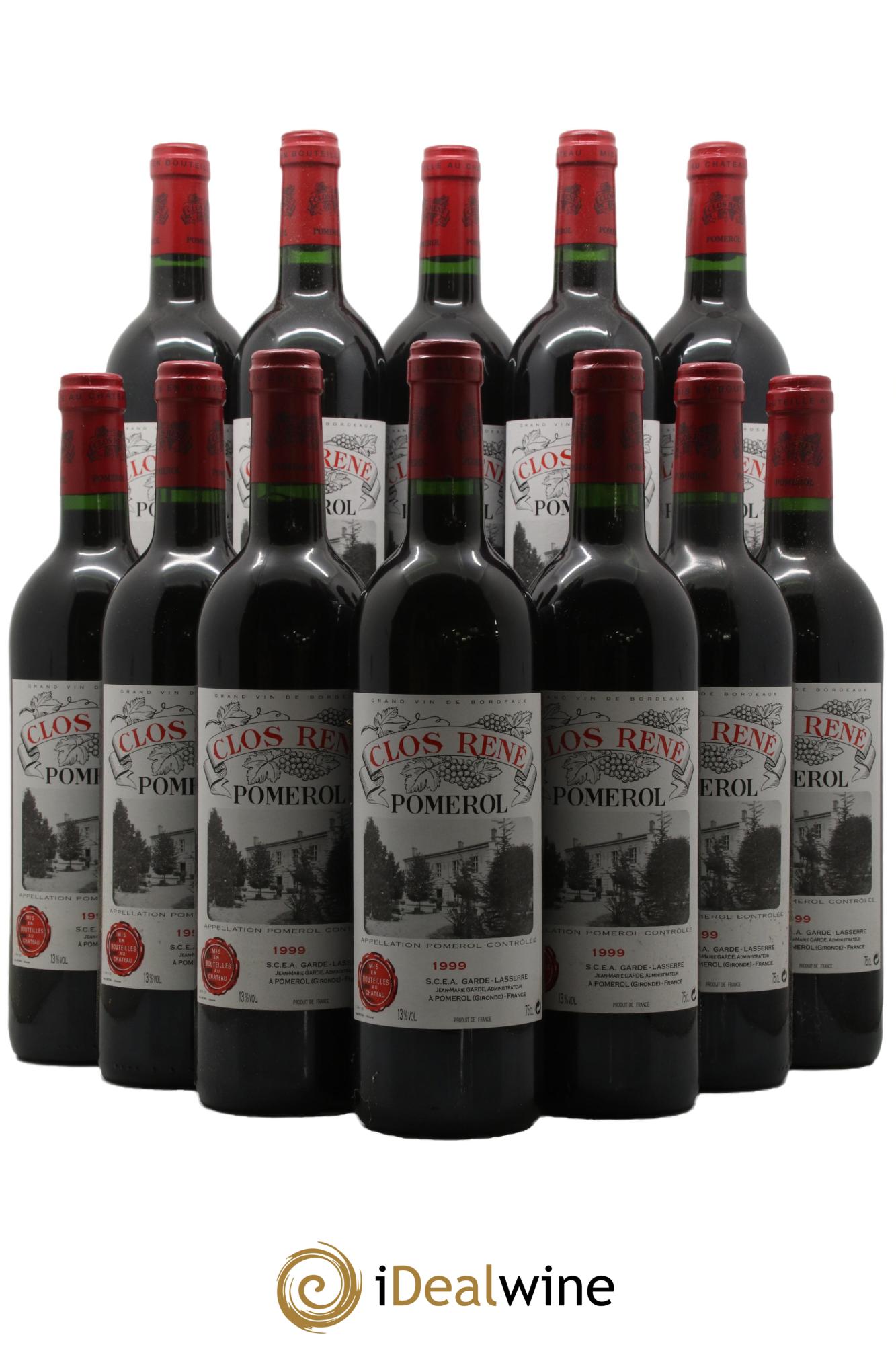 Clos René 1999 - Lotto di 12 bottiglie - 0