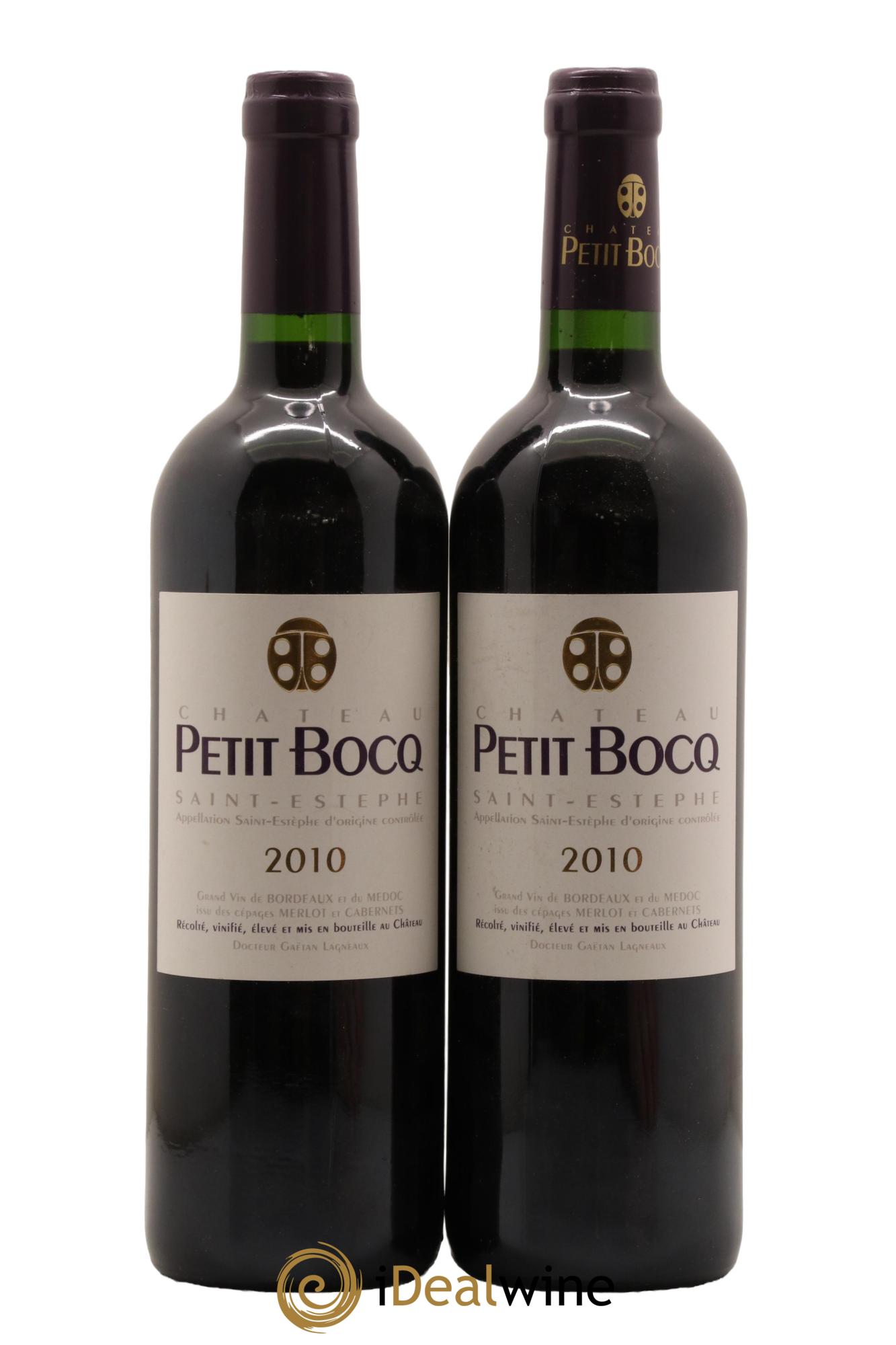 Château Petit Bocq Cru Bourgeois 2010 - Lot de 2 bouteilles - 0