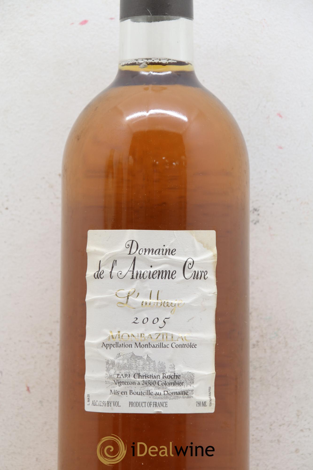 Monbazillac Domaine de l'Ancienne Cure 2005 - Lot de 1 bouteille - 1