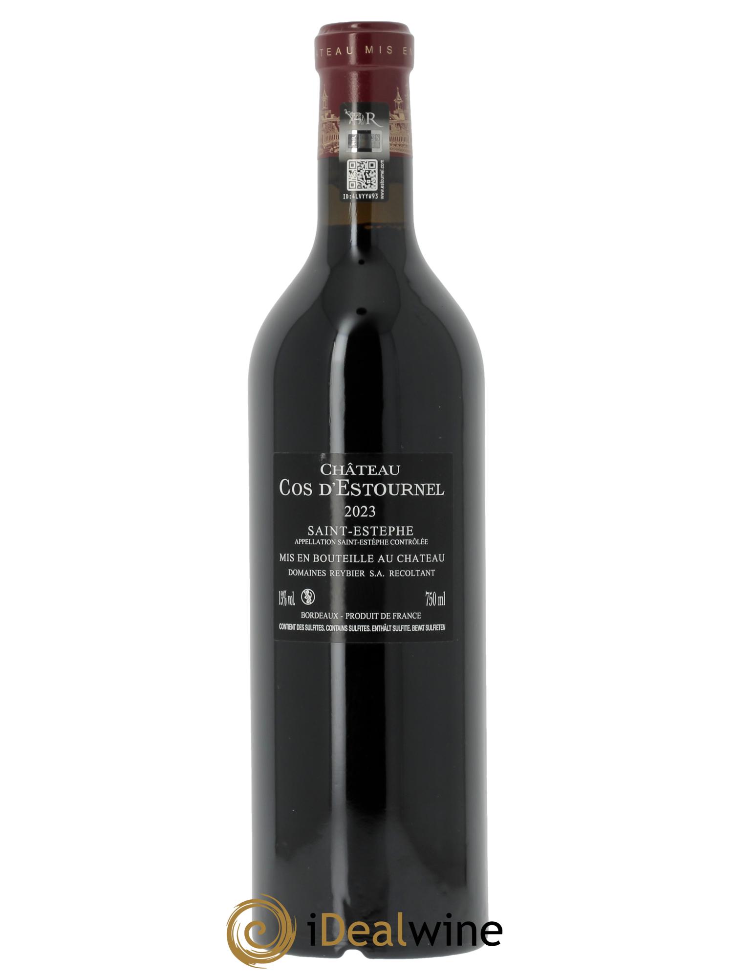 Cos d'Estournel 2ème Grand Cru Classé (OWC if 6 bts) 2023 - Lot of 1 bottle - 1