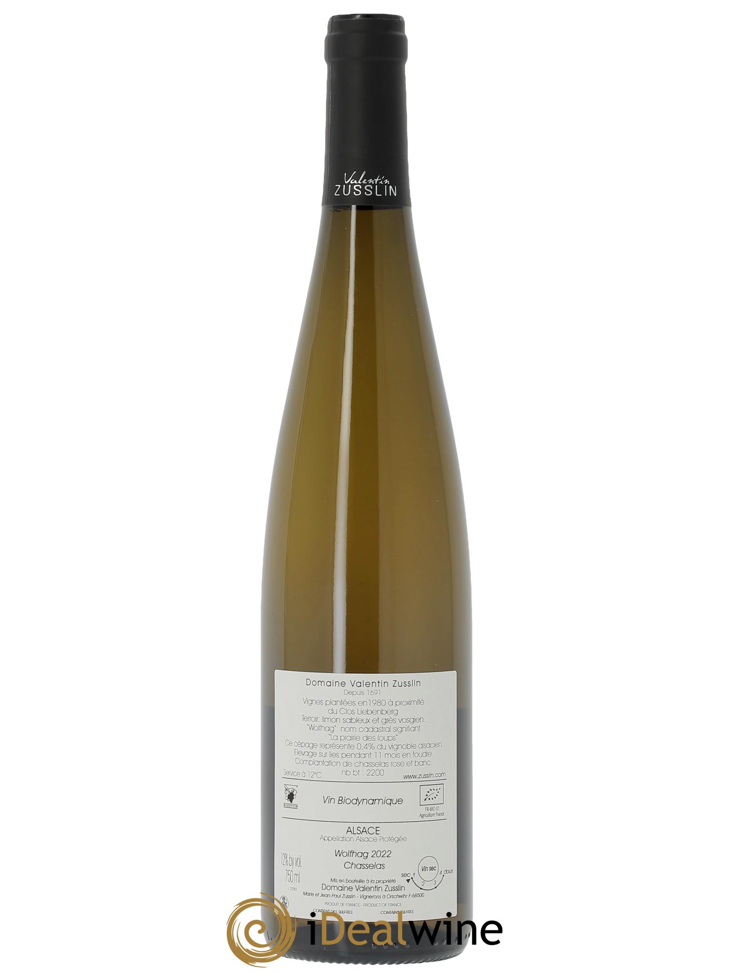 Alsace Wolfhag Valentin Zusslin (Domaine)  2022 - Lotto di 1 bottiglia - 1
