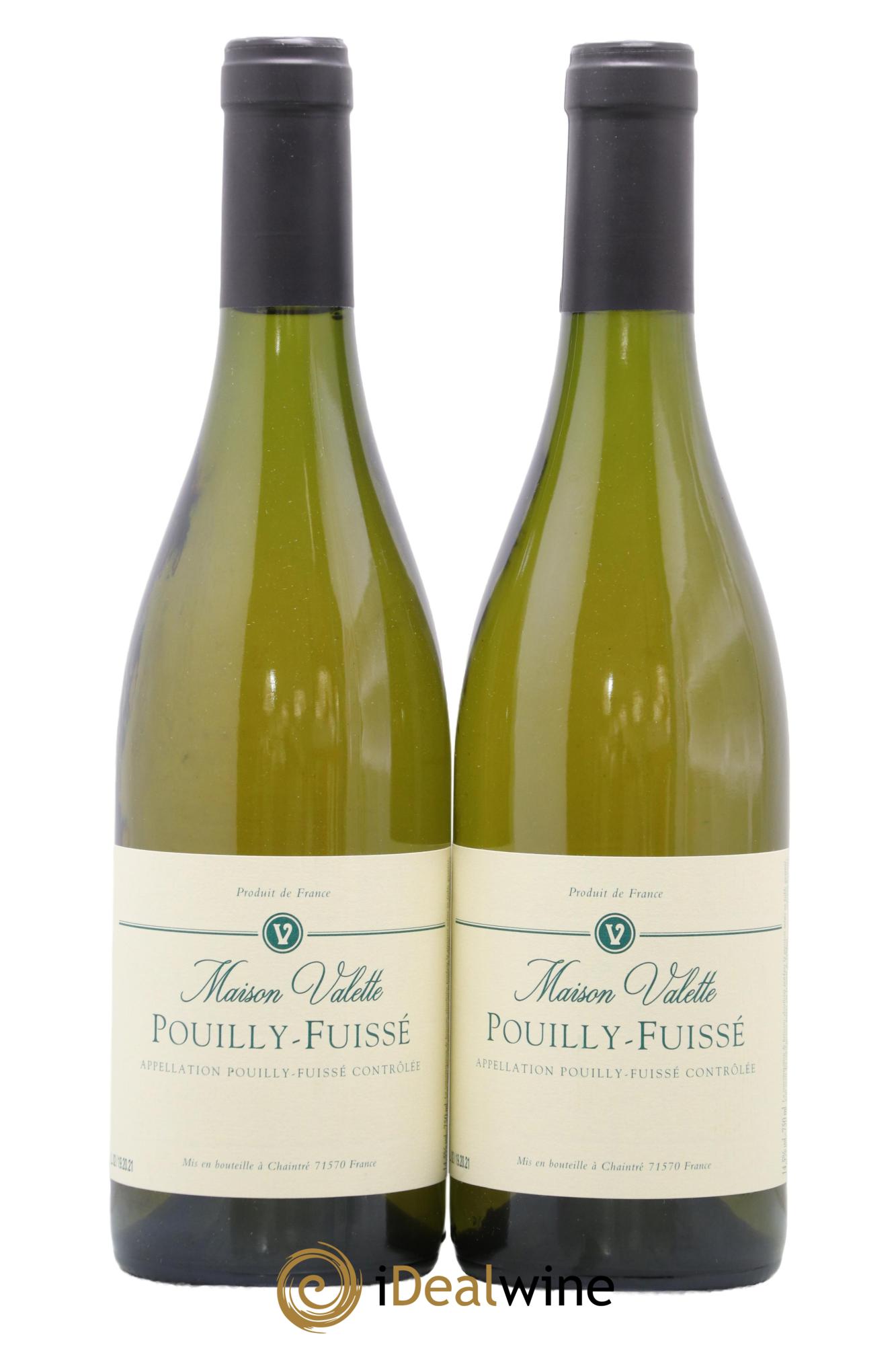 Pouilly-Fuissé Maison Valette 2019 2020 2021 - Lotto di 2 bottiglie - 0