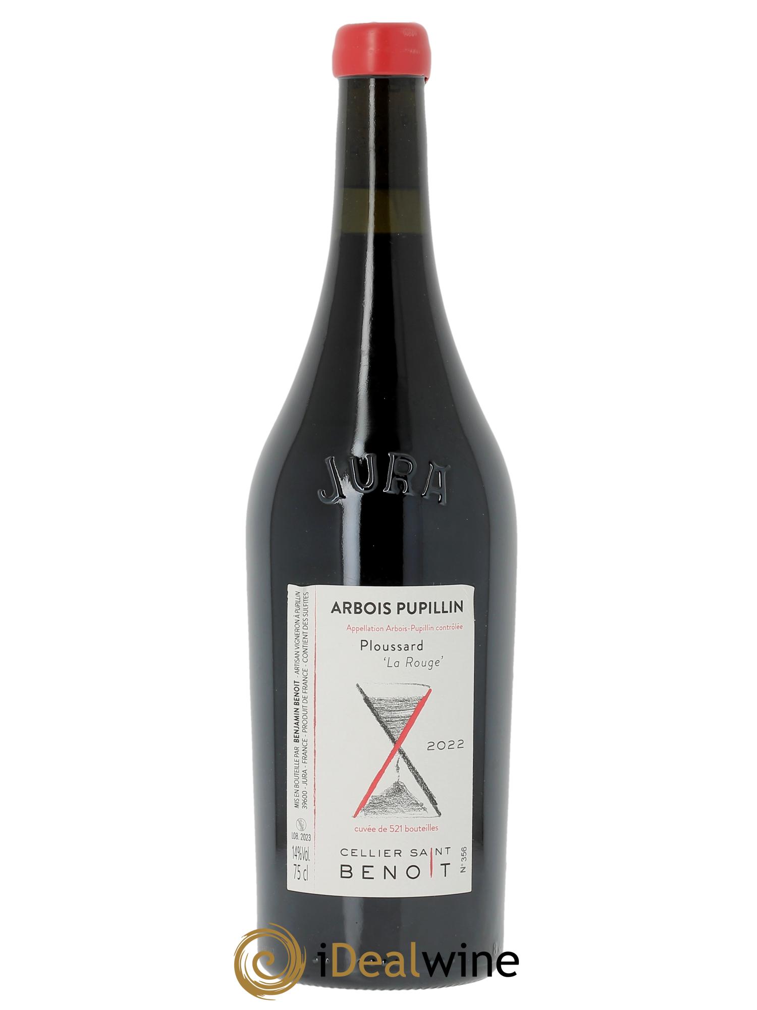 Arbois-Pupillin La Rouge Cellier Saint Benoît 2022 - Lot de 1 bouteille - 0