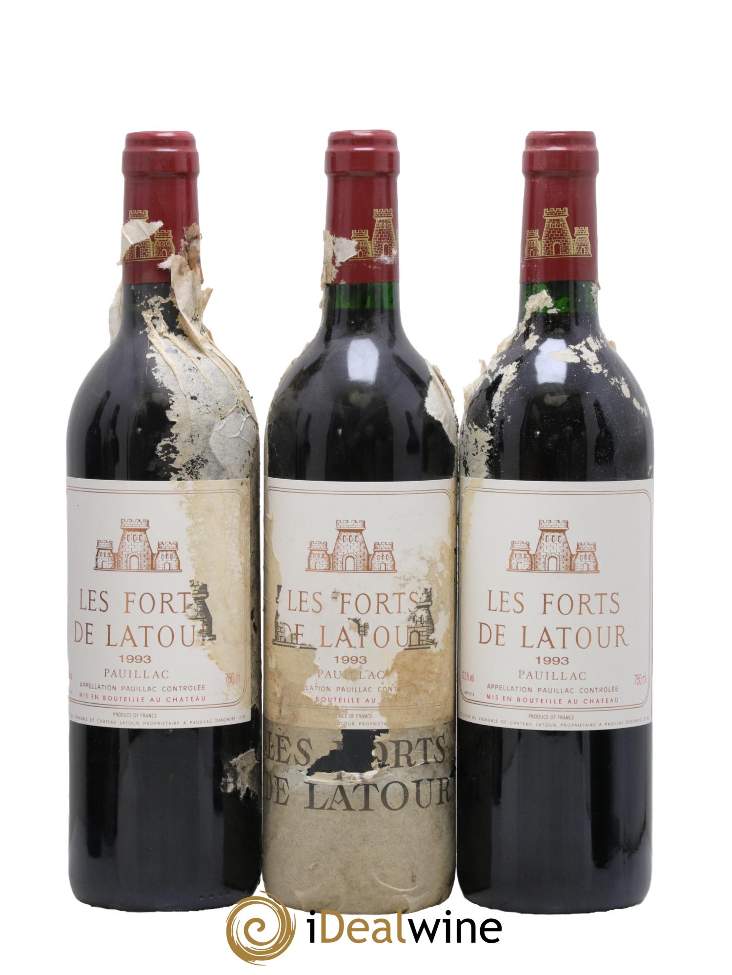 Les Forts de Latour Second Vin 1993 - Lot of 12 bottles - 3