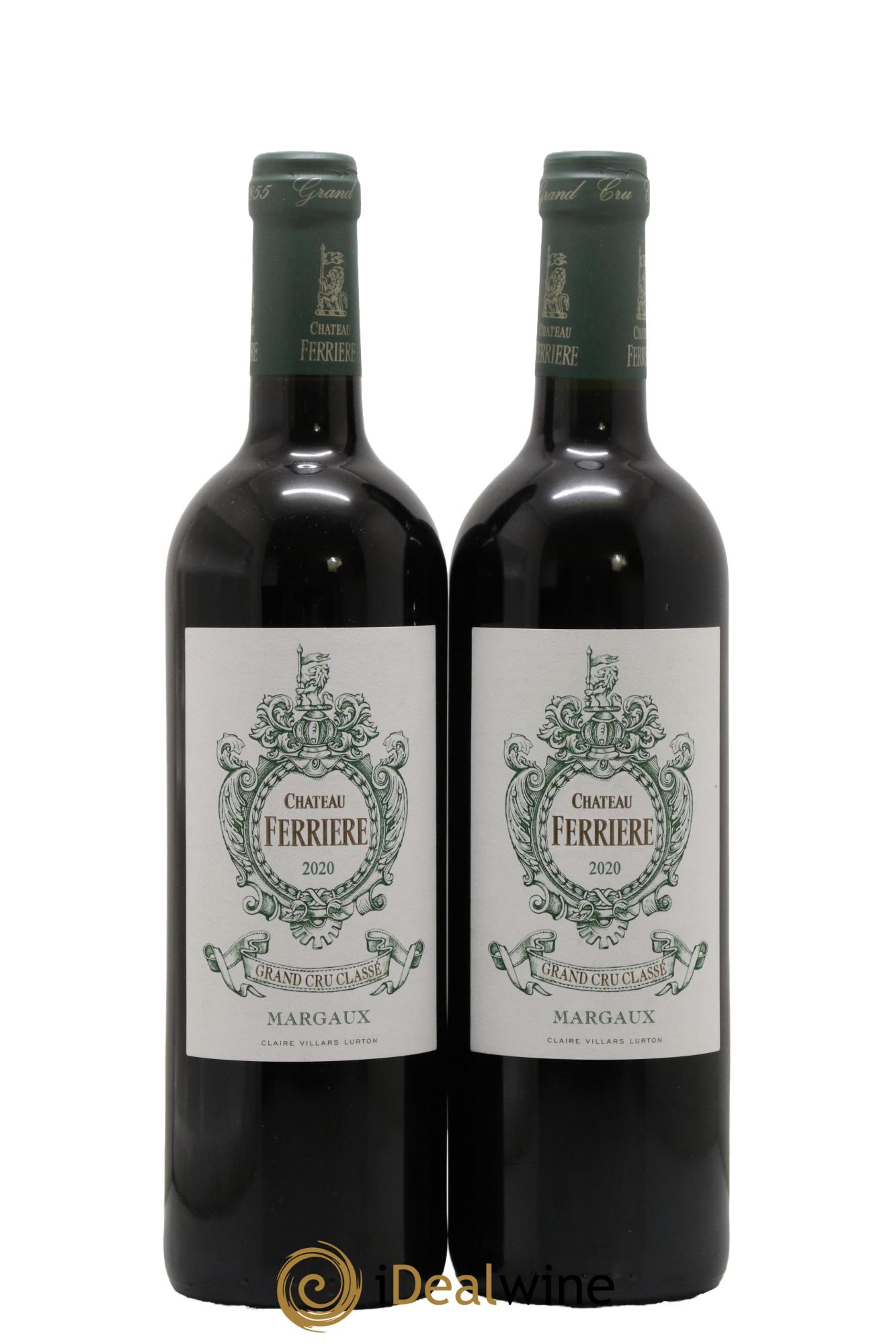 Château Ferrière 3ème Grand Cru Classé 2020 - Lotto di 2 bottiglie - 0