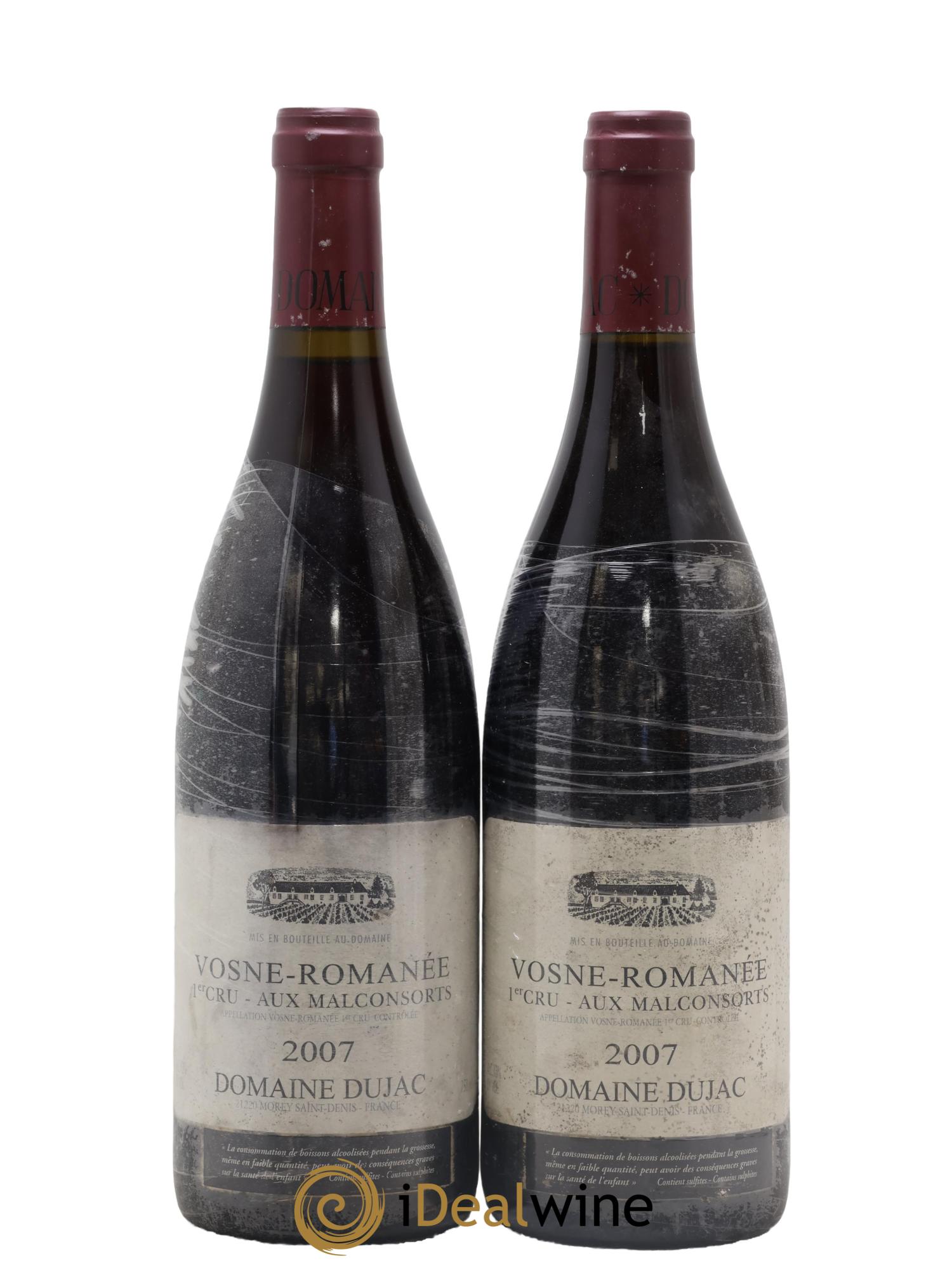 Vosne-Romanée 1er Cru Aux Malconsorts Dujac (Domaine) 2007 - Lot de 2 bouteilles - 0