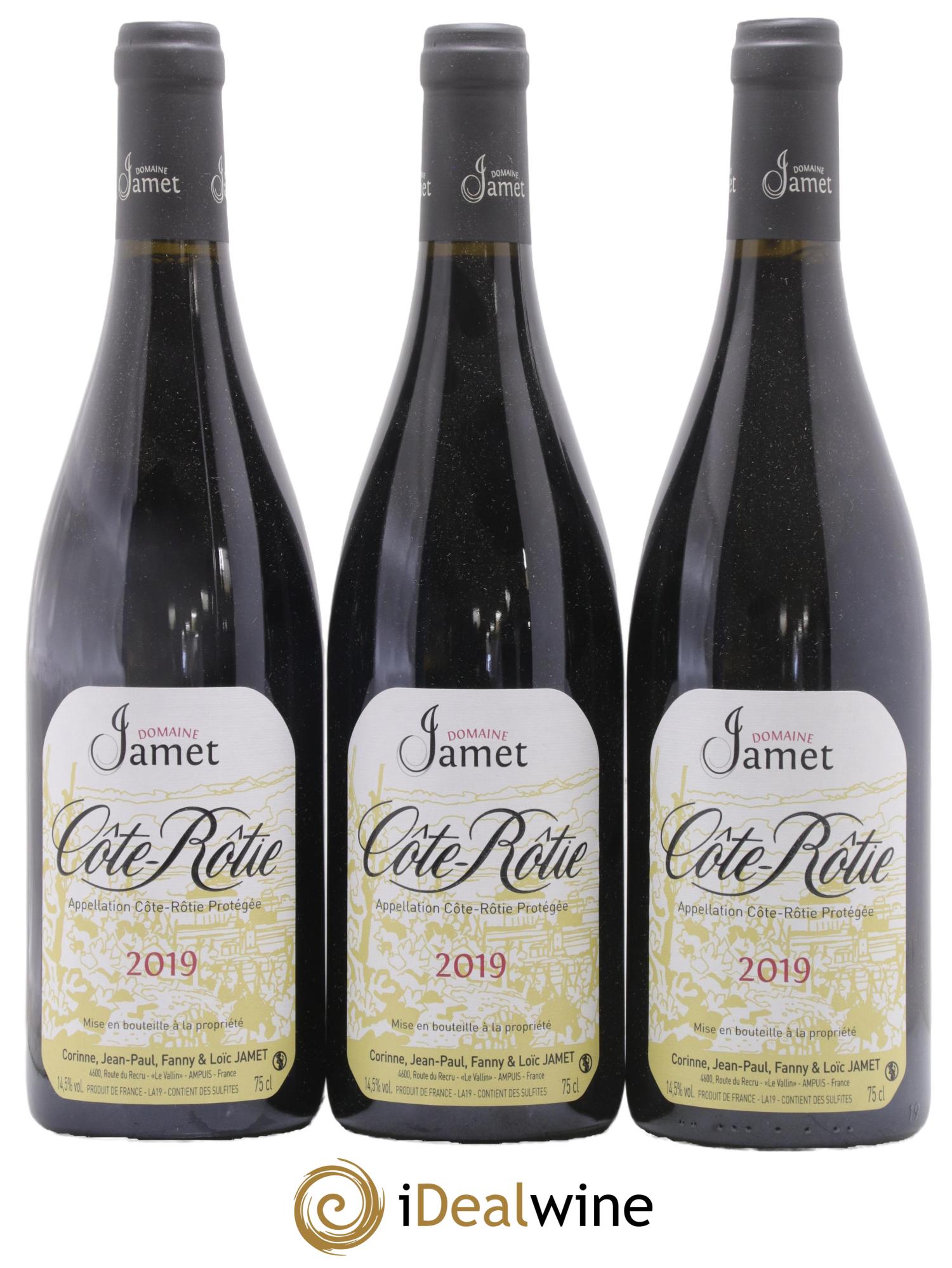 Côte-Rôtie Jamet (Domaine) 2019 - Lot de 3 bouteilles - 0