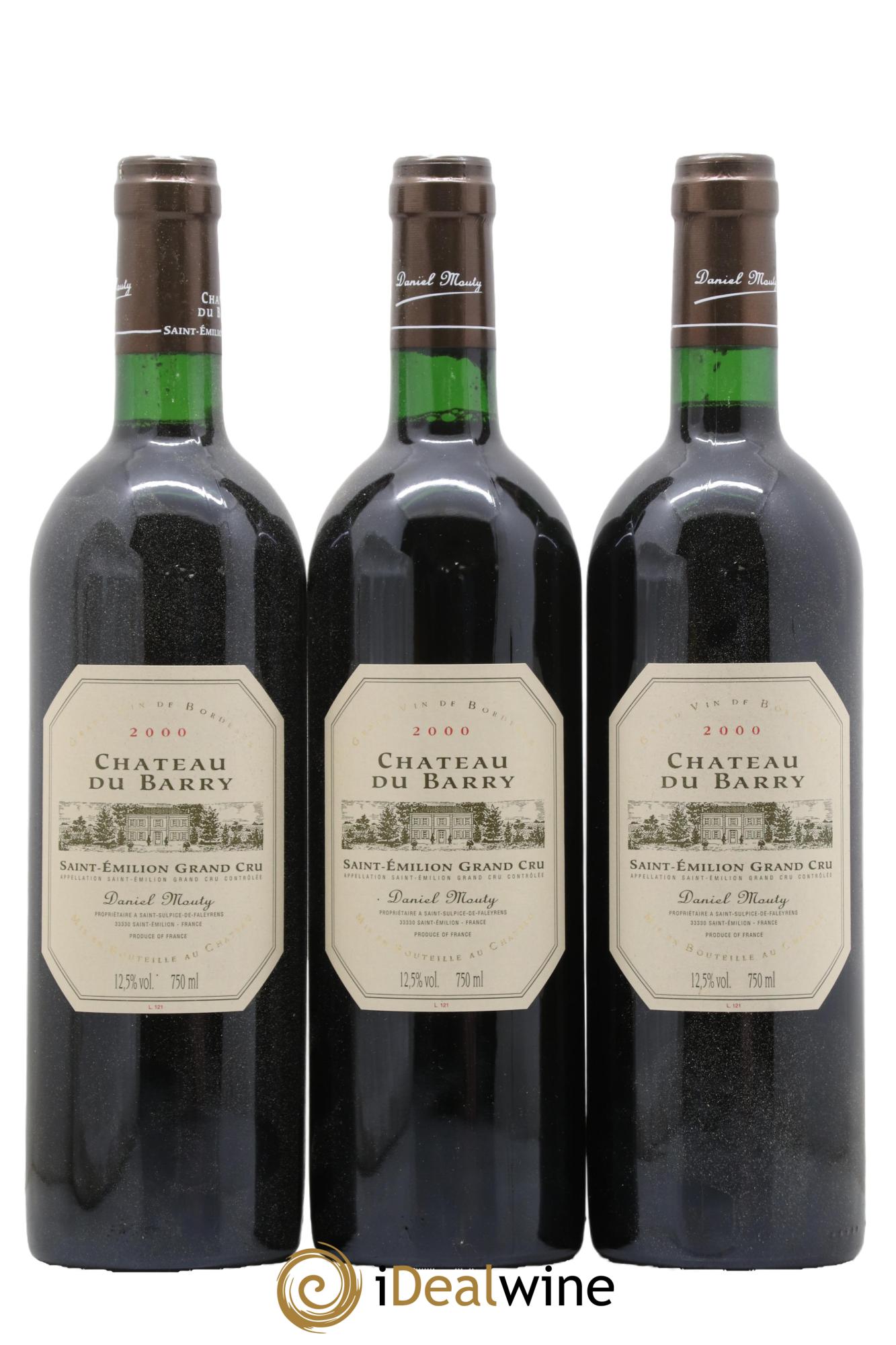 Saint-Émilion Grand Cru Château du Barry 2000 - Lot de 12 bouteilles - 1