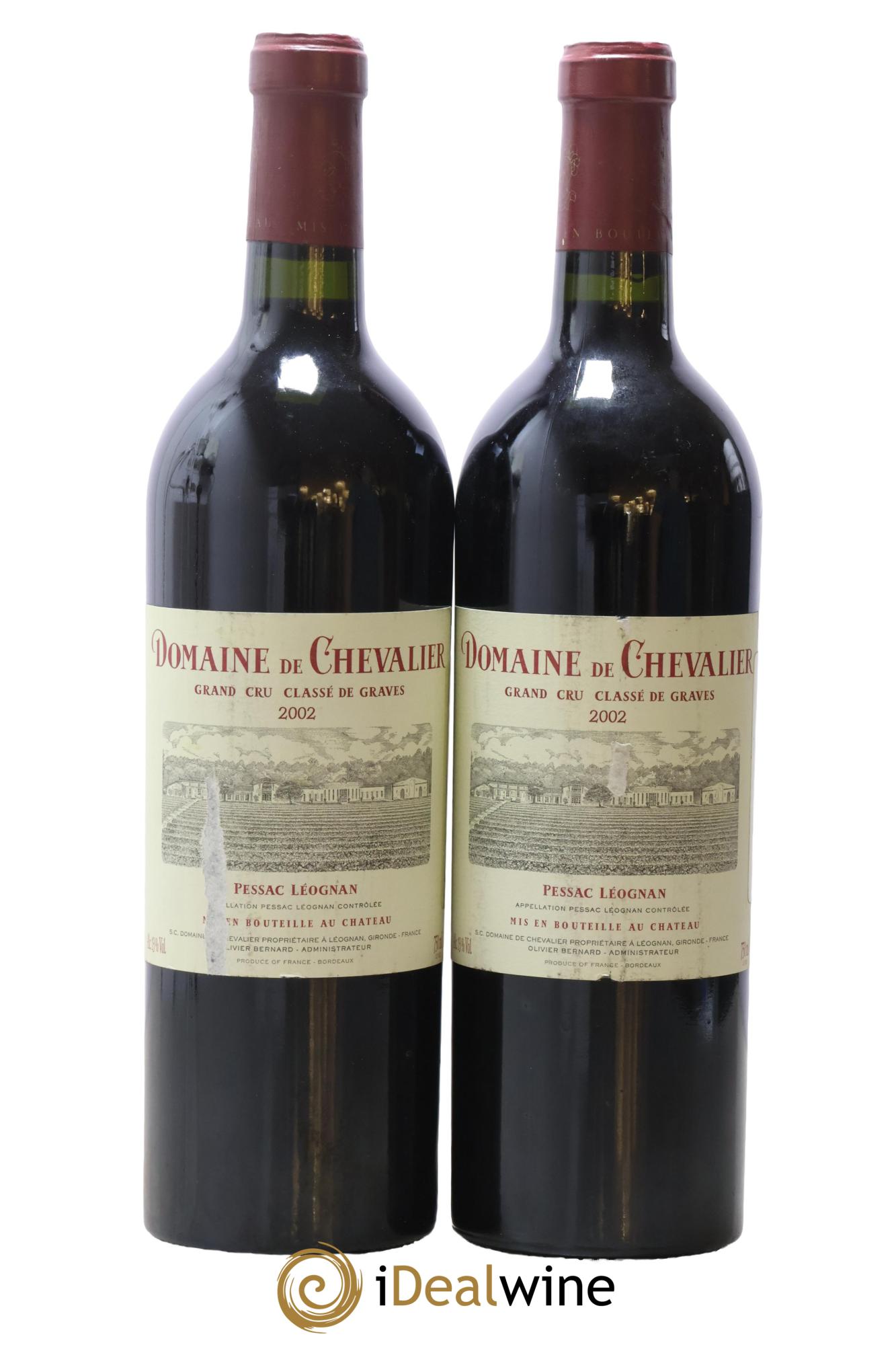 Domaine de Chevalier Cru Classé de Graves 2002 - Lot de 2 bouteilles - 0