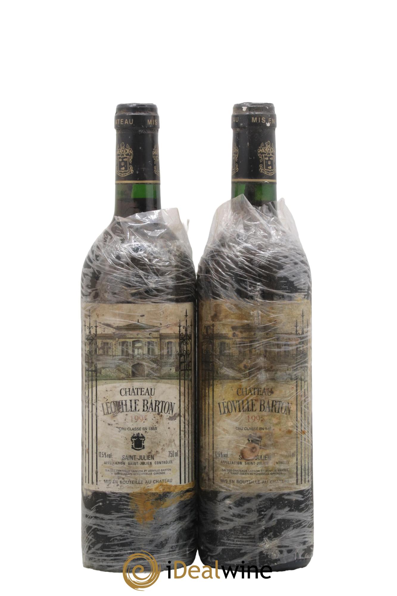 Château Léoville Barton 2ème Grand Cru Classé 1995 - Lot de 2 bouteilles - 0