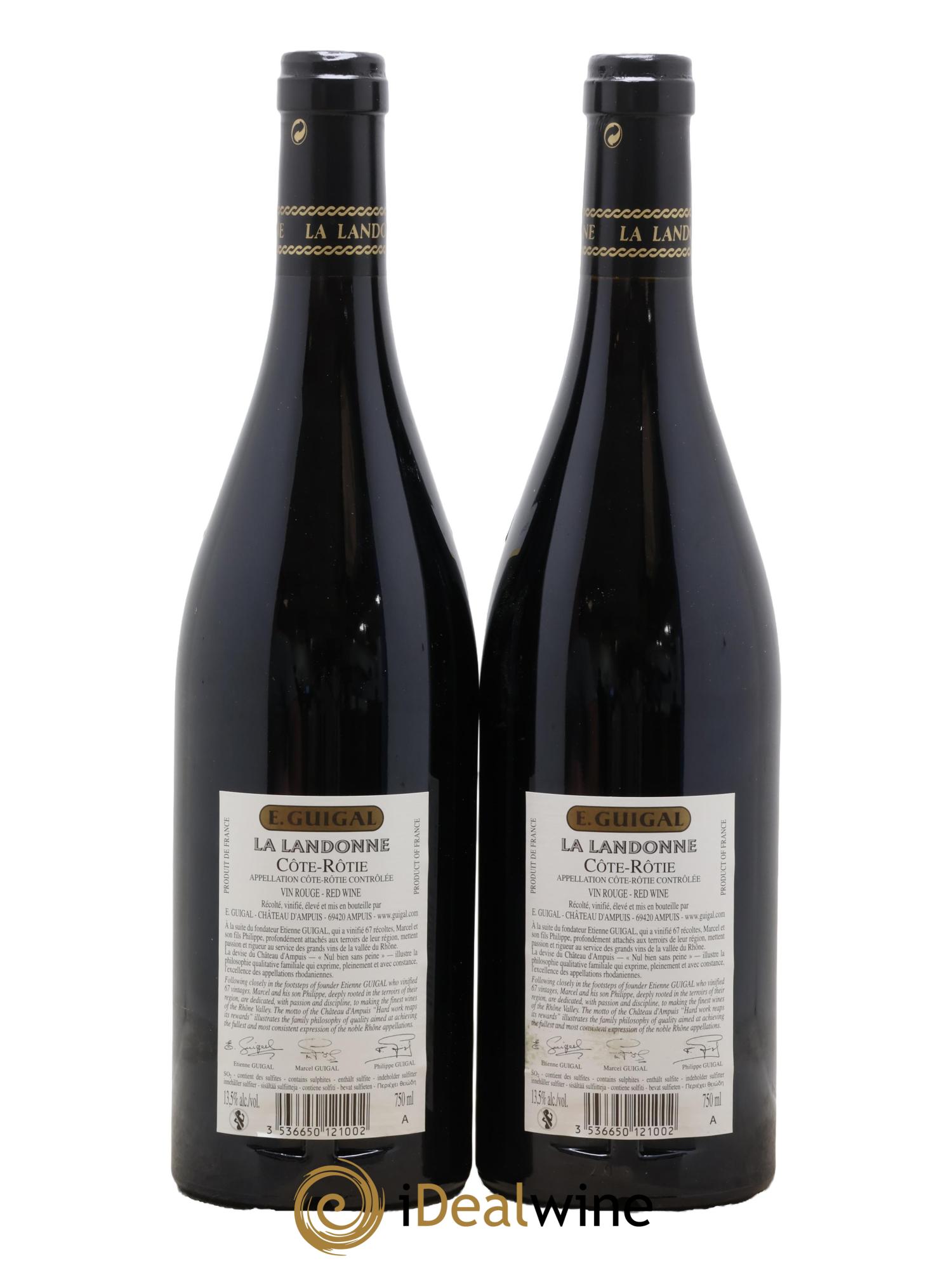 Côte-Rôtie La Landonne Guigal 2016 - Lotto di 2 bottiglie - 1