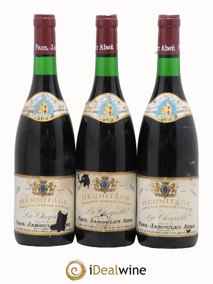 Hermitage La Chapelle Paul Jaboulet Ainé 1985 - Lotto di 3 bottiglie - 0