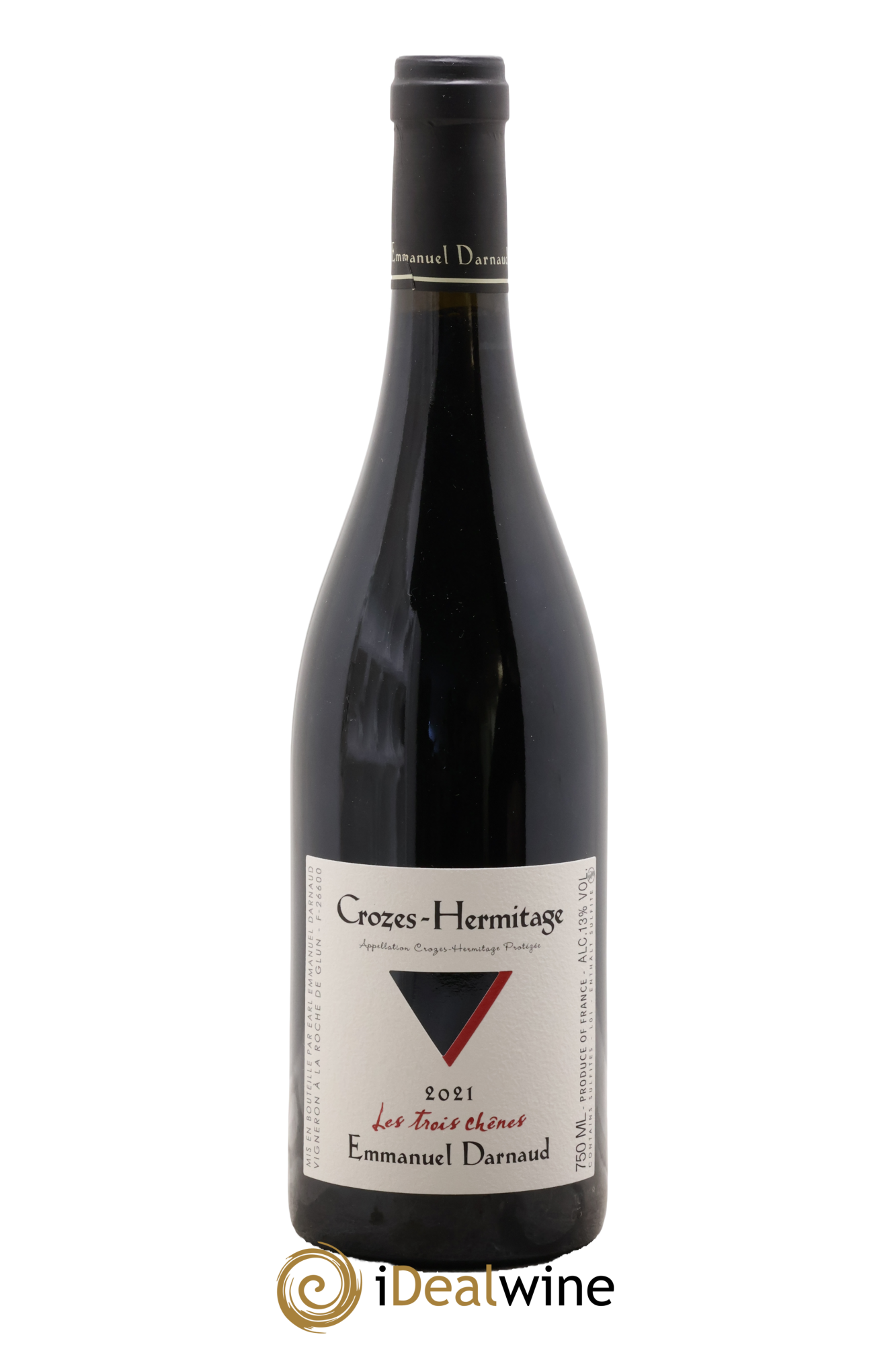 Crozes-Hermitage Les Trois Chênes Emmanuel Darnaud 2021 - Lotto di 1 bottiglia - 0