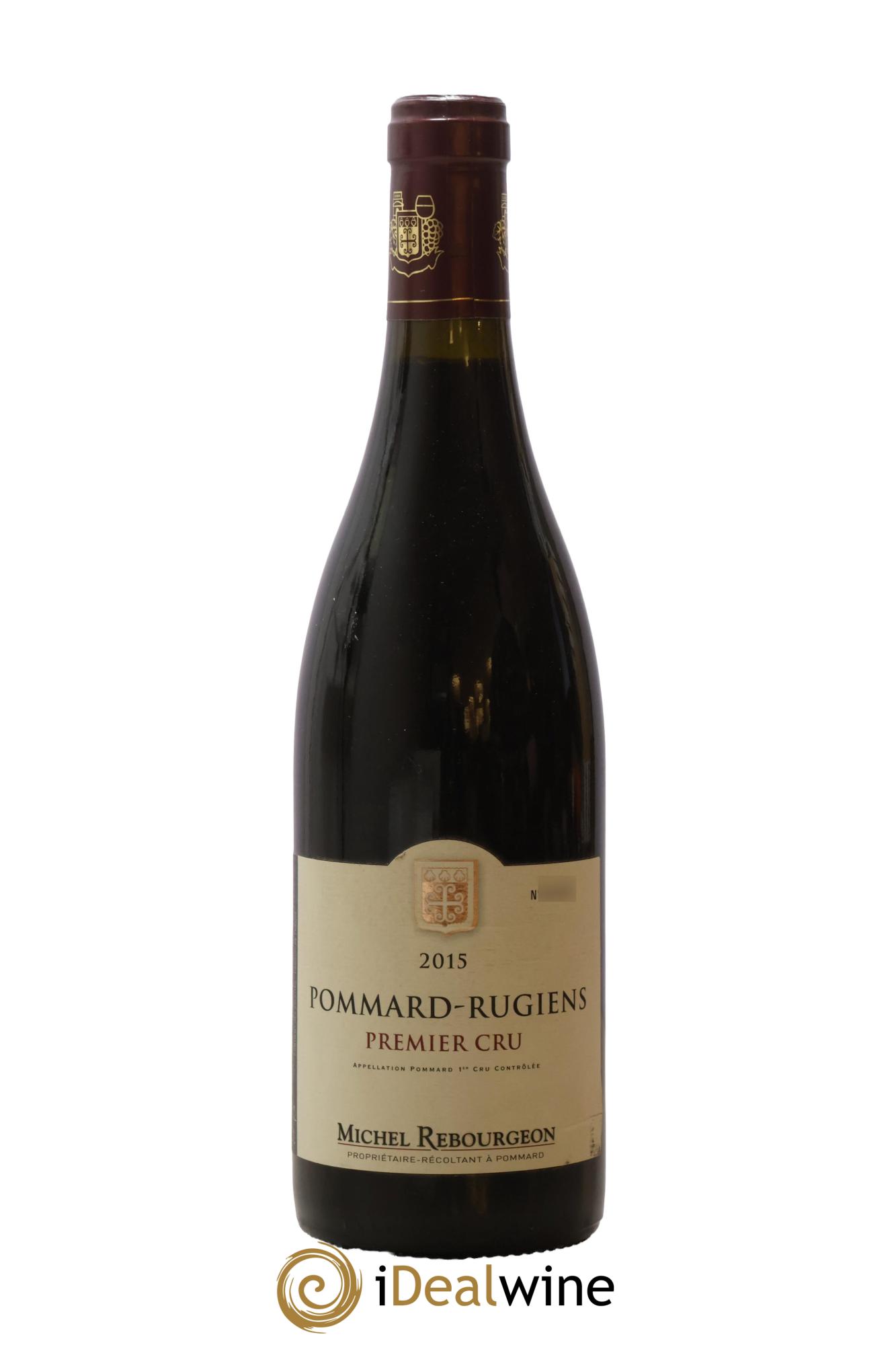Pommard 1er Cru Rugiens Michel Rebourgeon 2015 - Lot de 1 bouteille - 0