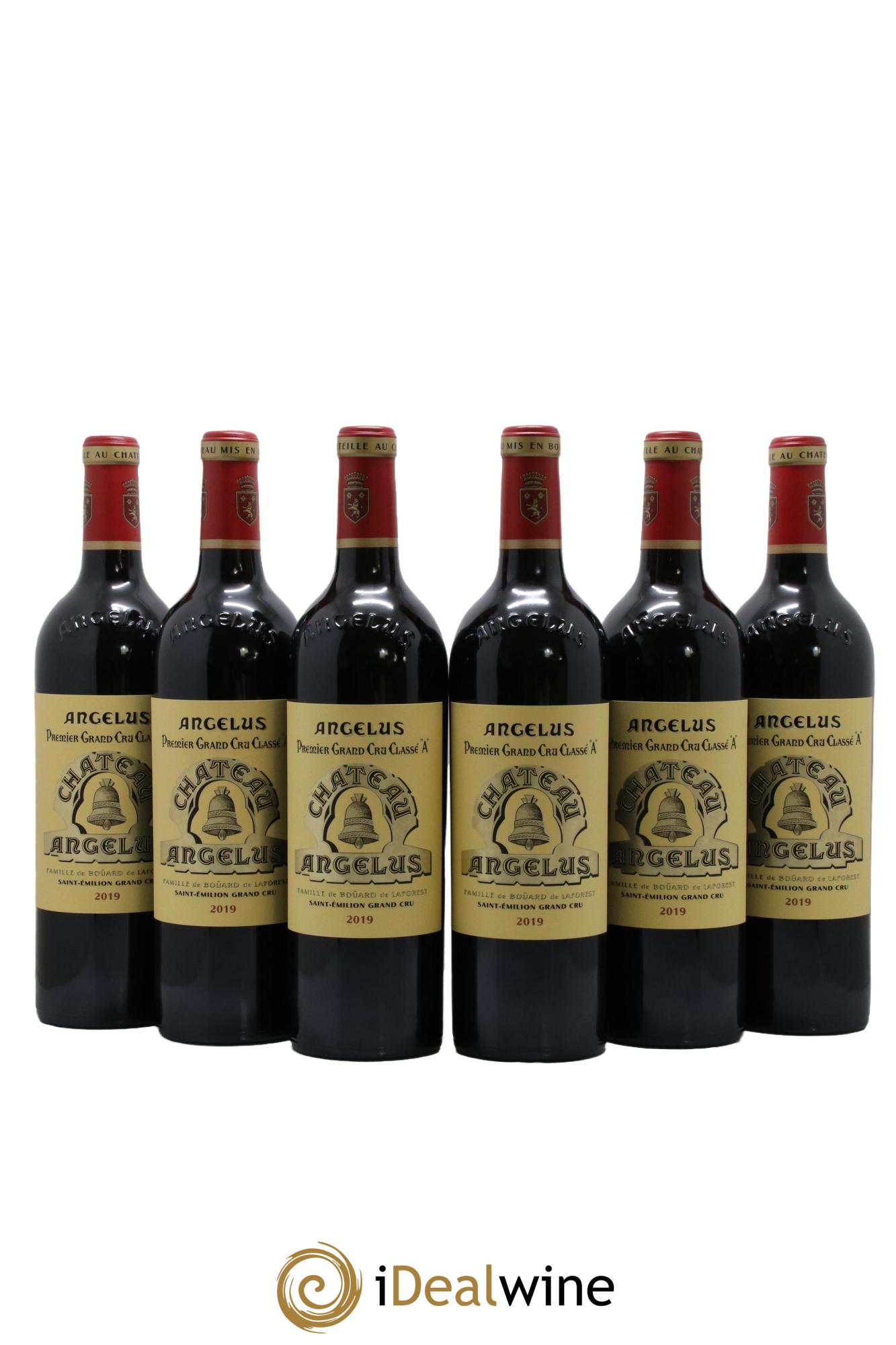 Château Angélus 1er Grand Cru Classé A 2019 - Lotto di 6 bottiglie - 0