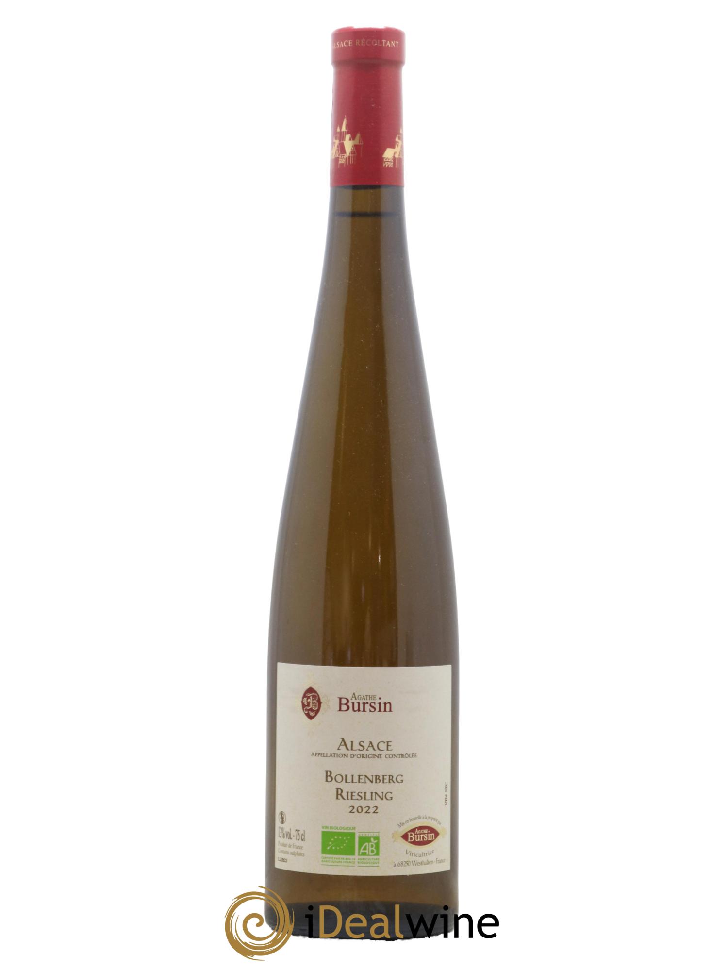 Alsace Riesling Bollenberg Agathe Bursin 2022 - Lot de 1 bouteille - 0