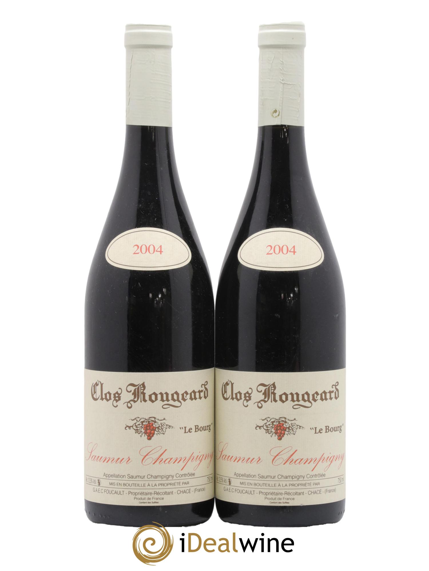 Saumur-Champigny Le Bourg Clos Rougeard 2004 - Lot de 2 bouteilles - 0