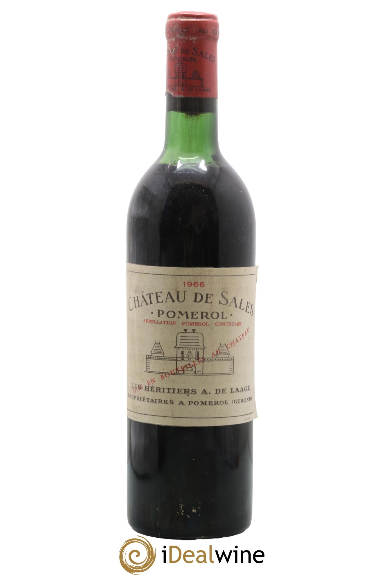 Château de Sales 1966 - Posten von 1 Flasche - 0