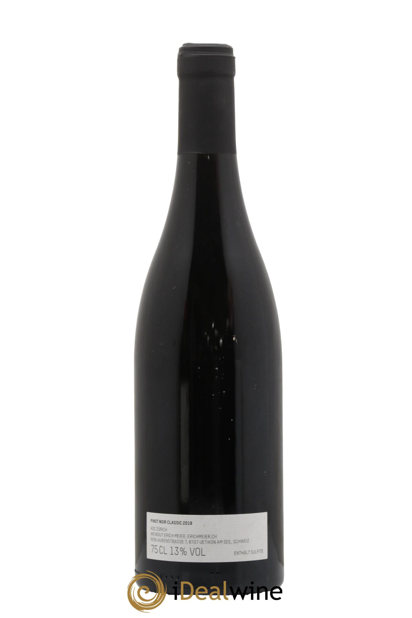 Vins Etrangers Suisse AOC Zurich Pinot Noir Classic Erich Meier 2019 - Lotto di 1 bottiglia - 1