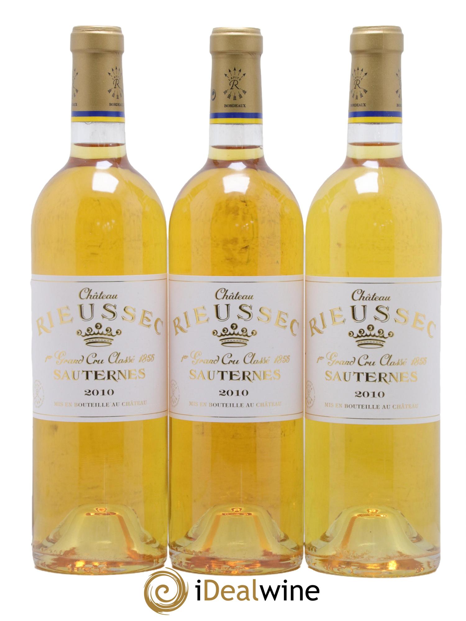Château Rieussec 1er Grand Cru Classé 2010 - Lotto di 6 bottiglie - 1