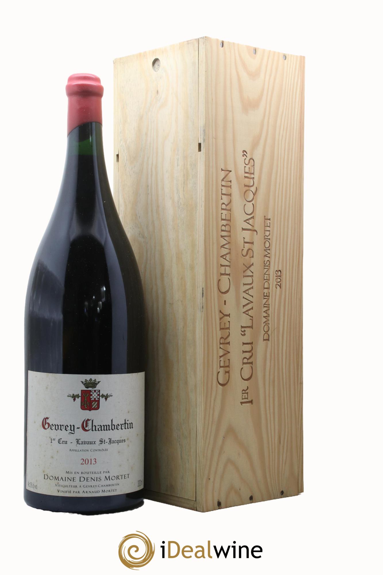 Gevrey-Chambertin 1er Cru Lavaux Saint Jacques Denis Mortet (Domaine)  2013 - Lot de 1 double magnum - 0