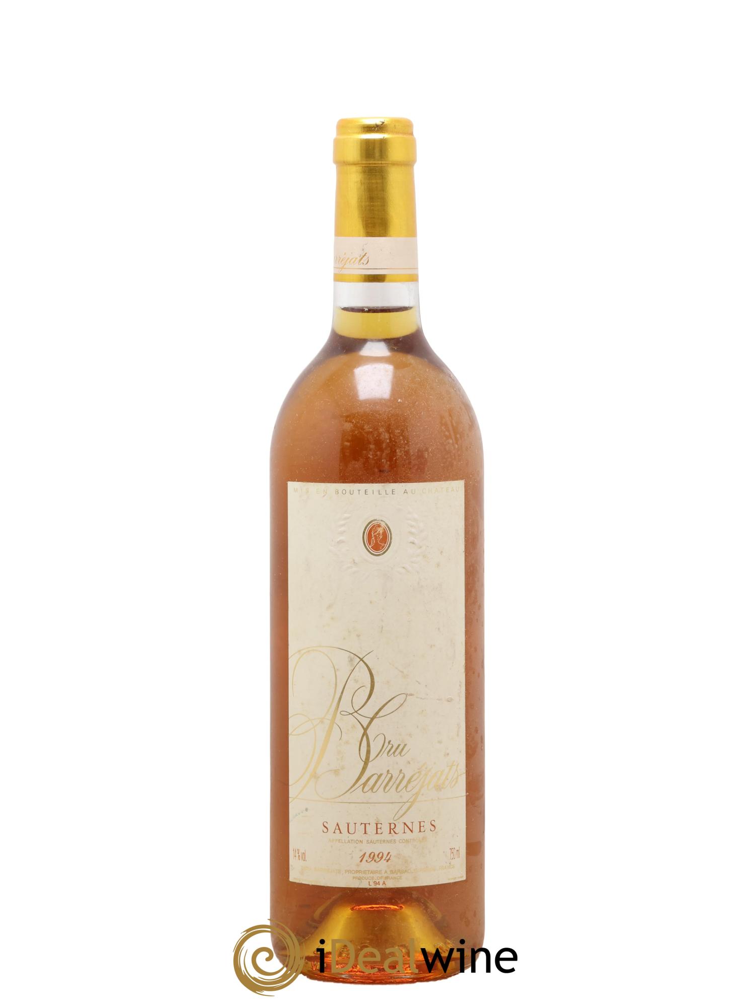 Sauternes Cru Baréjats 1994 - Lotto di 1 bottiglia - 0