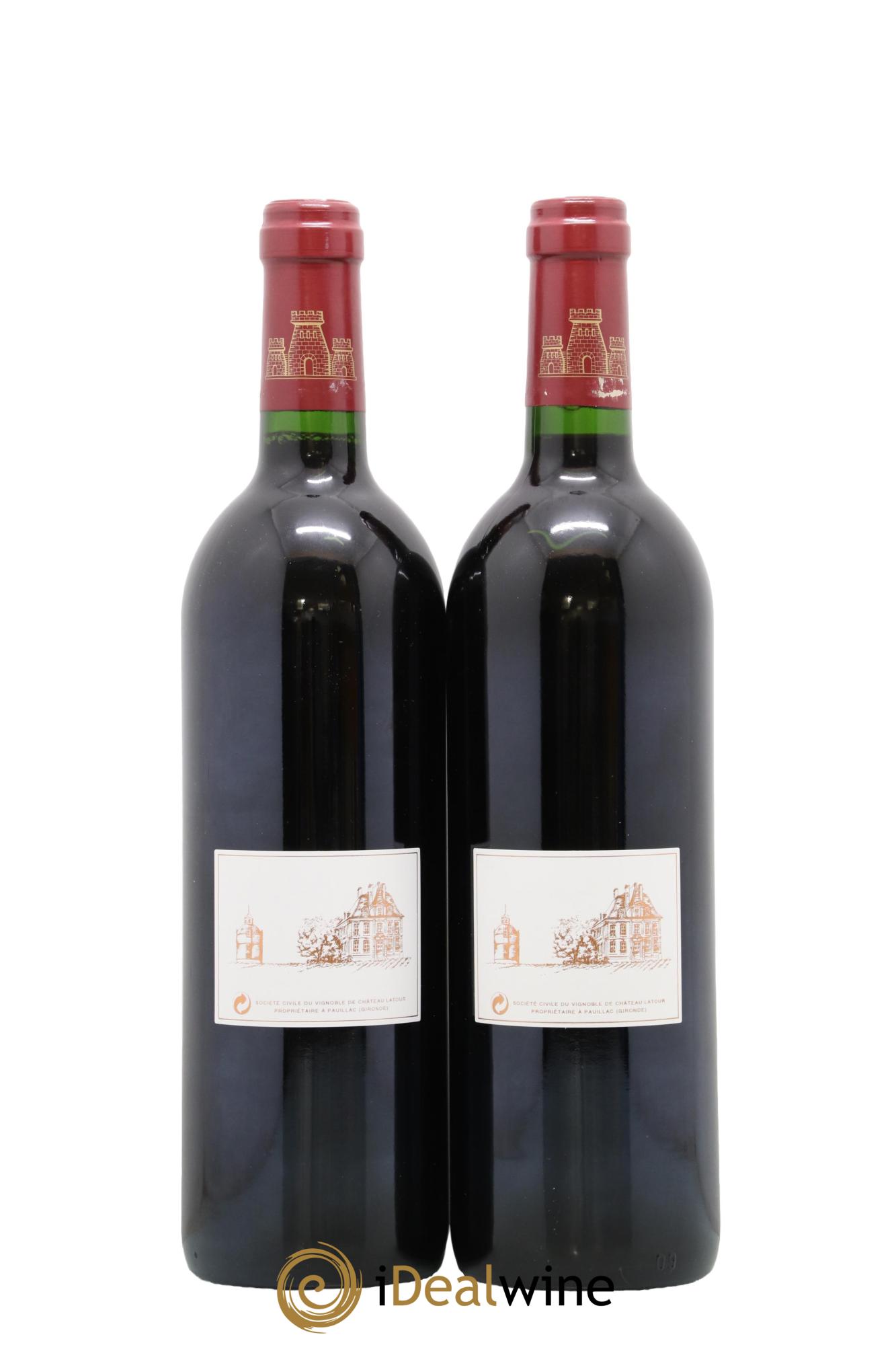 Les Forts de Latour Second Vin 1996 - Lotto di 2 bottiglie - 1